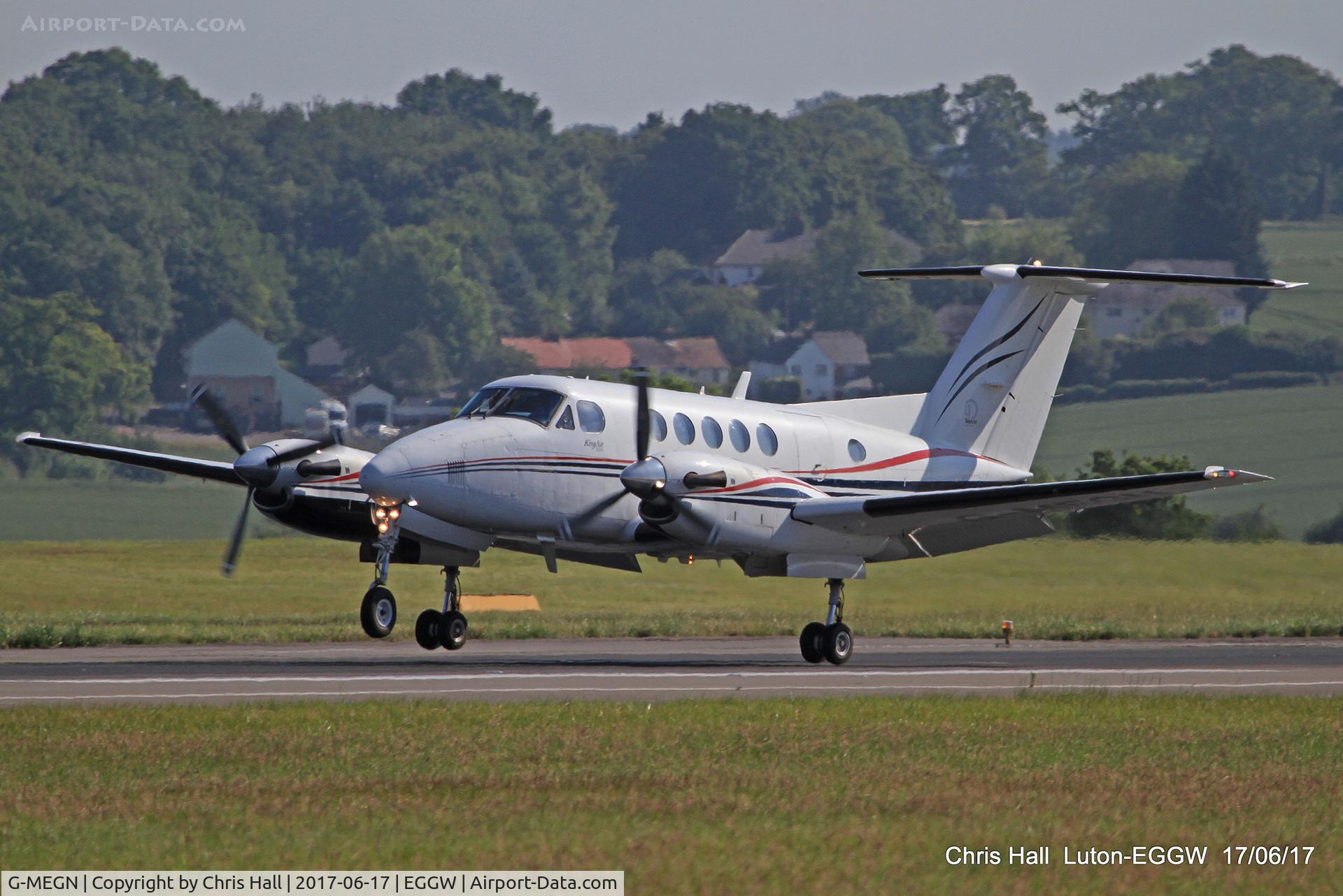 G-MEGN, 1995 Beech B200 Super King Air King Air C/N BB-1518, Luton