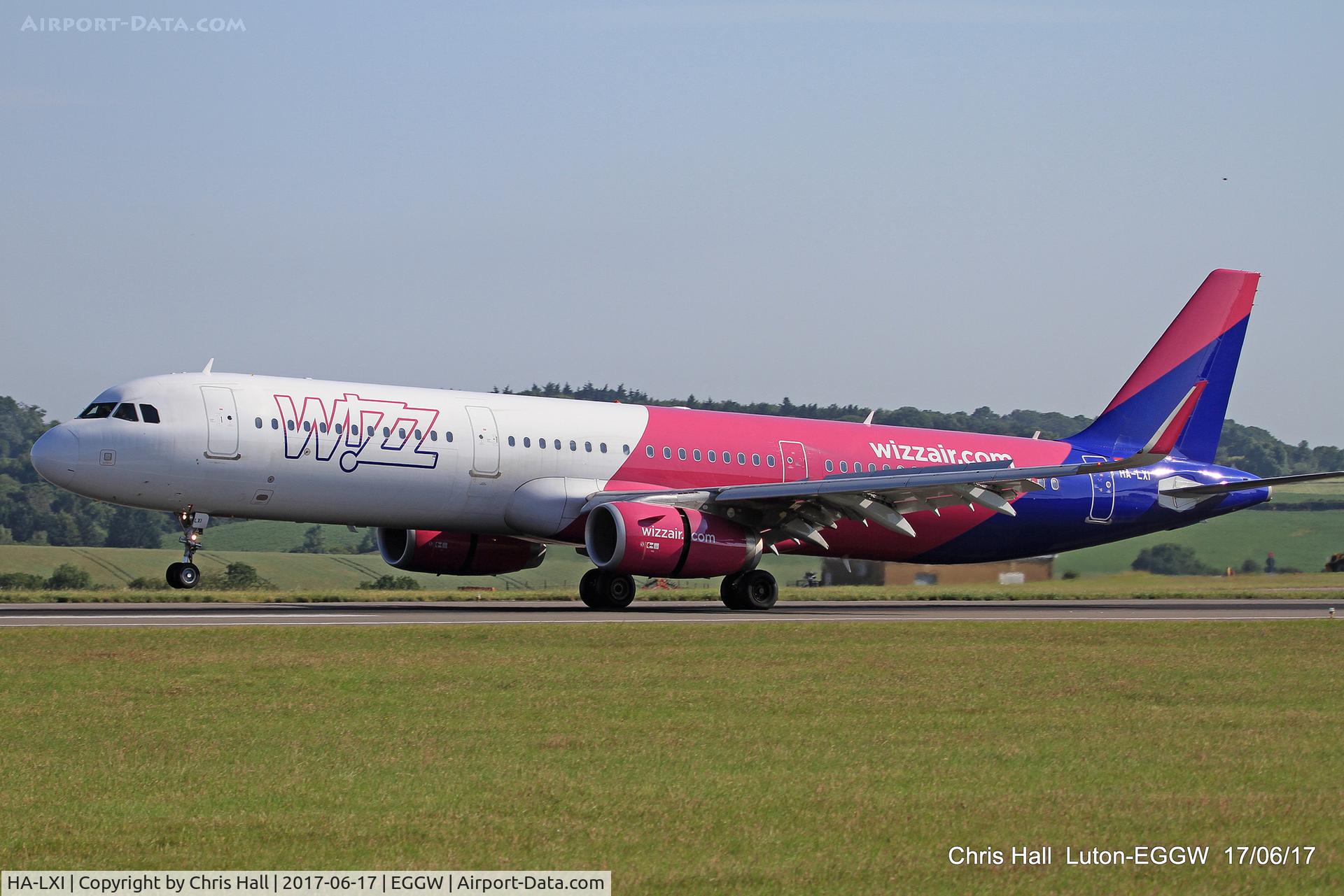 HA-LXI, 2016 Airbus A321-231 C/N 7280, Luton