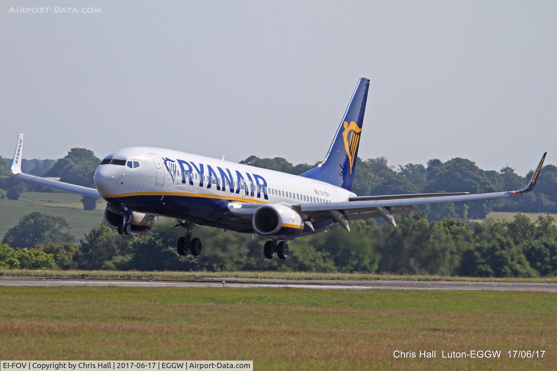 EI-FOV, 2016 Boeing 737-8AS C/N 44725, Luton