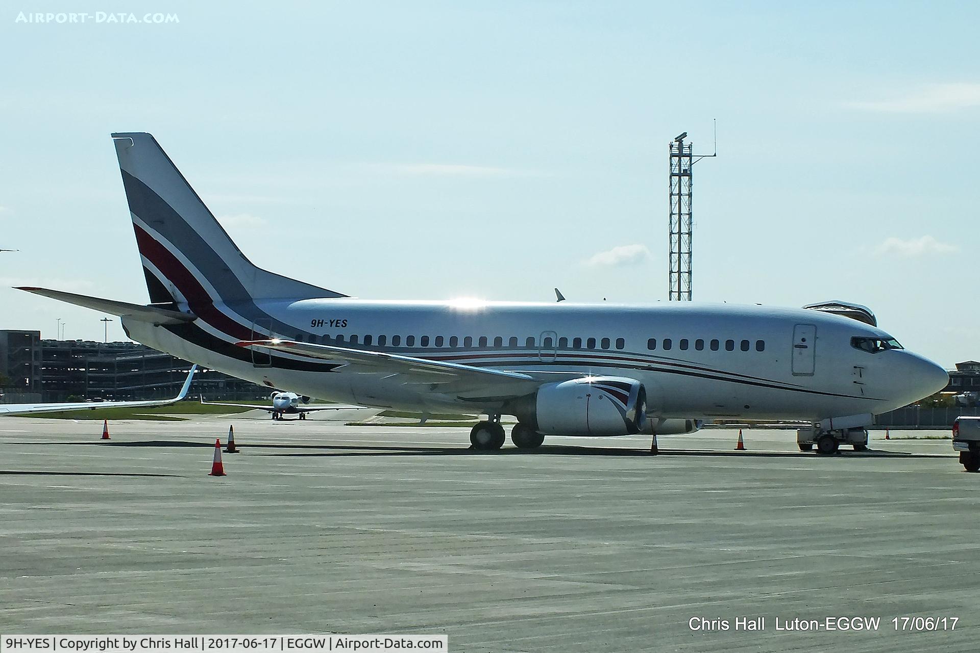 9H-YES, 1991 Boeing 737-5Q8 C/N 25167, Luton