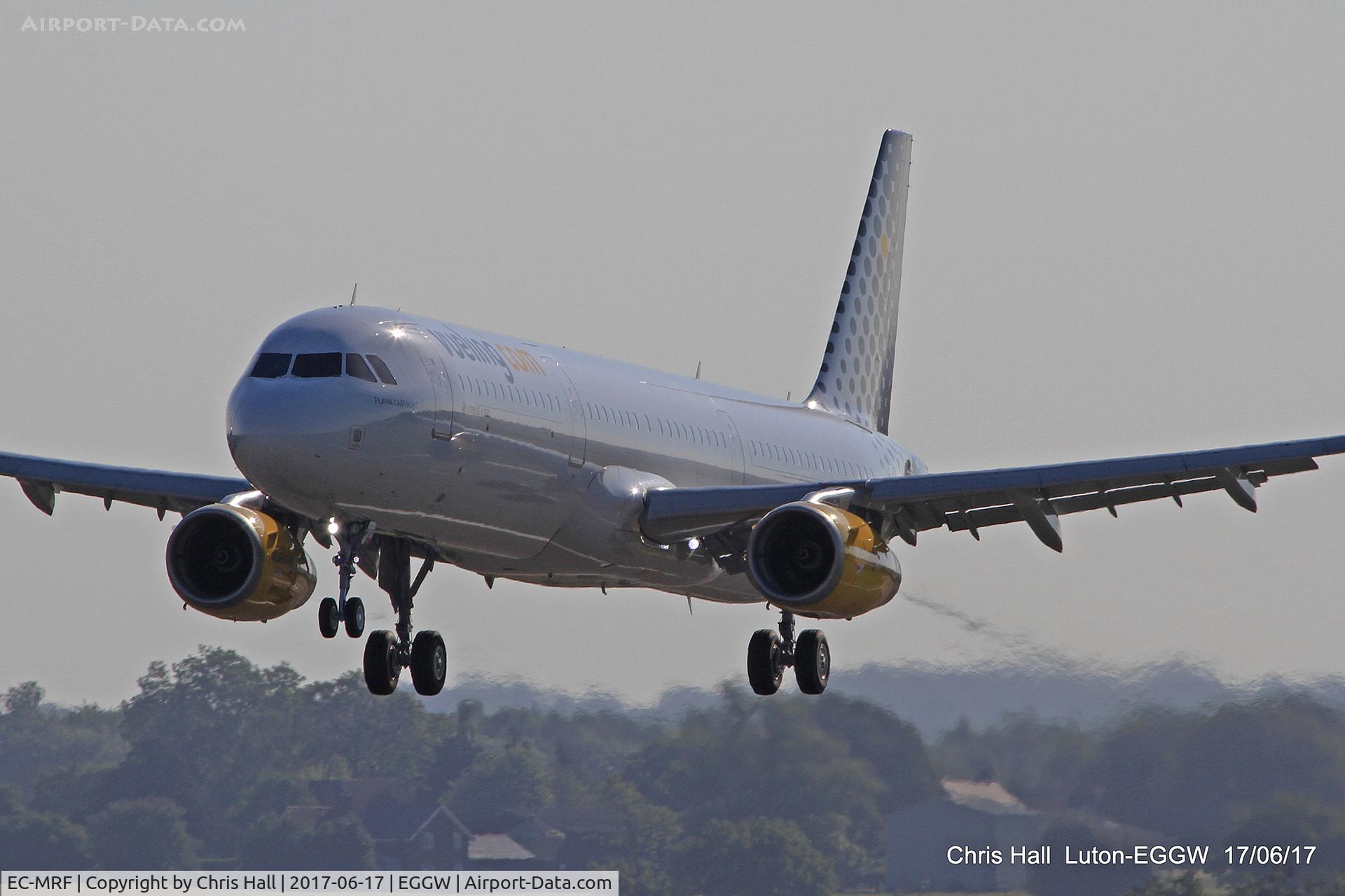 EC-MRF, 2017 Airbus A321-231 C/N 7714, Luton