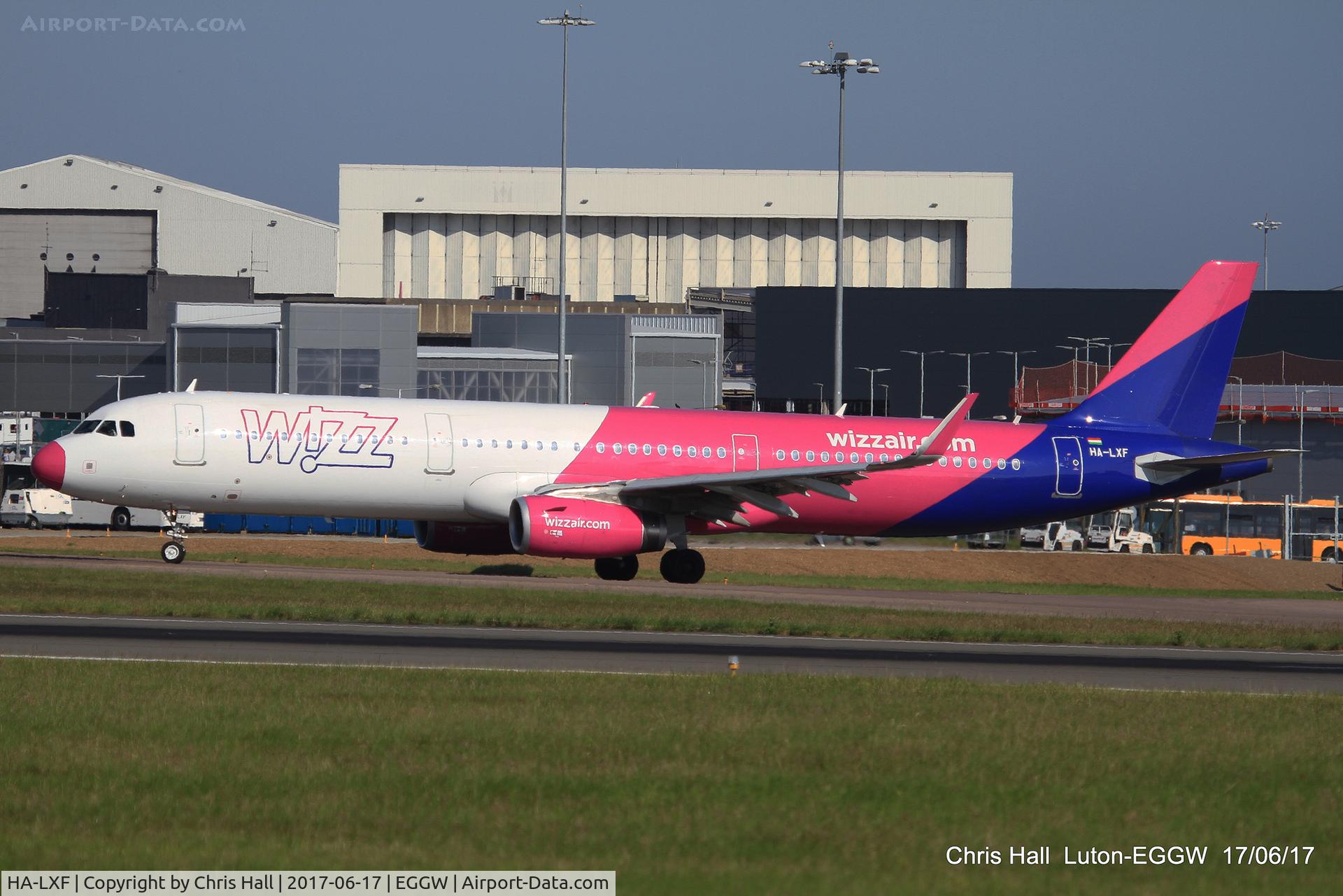 HA-LXF, 2016 Airbus A321-231 C/N 7155, Luton