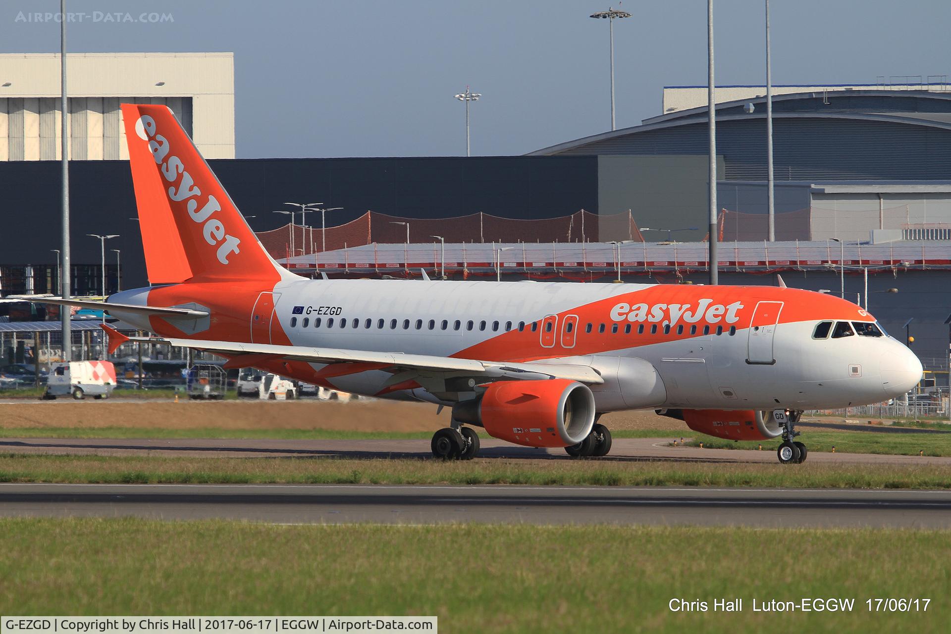 G-EZGD, 2010 Airbus A319-111 C/N 4451, Luton