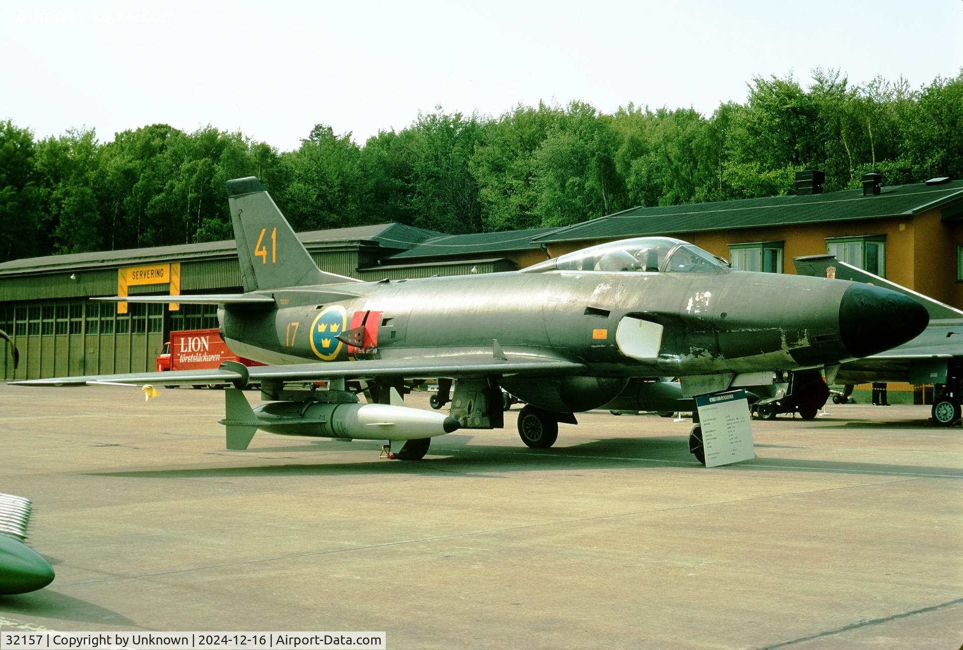 32157, Saab A32A Lansen C/N 32-157, Unknown