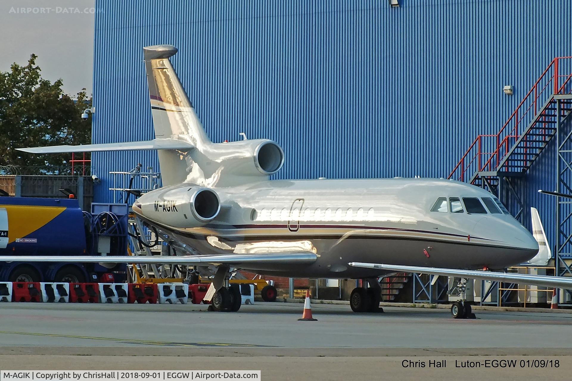 M-AGIK, 2014 Dassault Falcon 900EX C/N 274, Luton