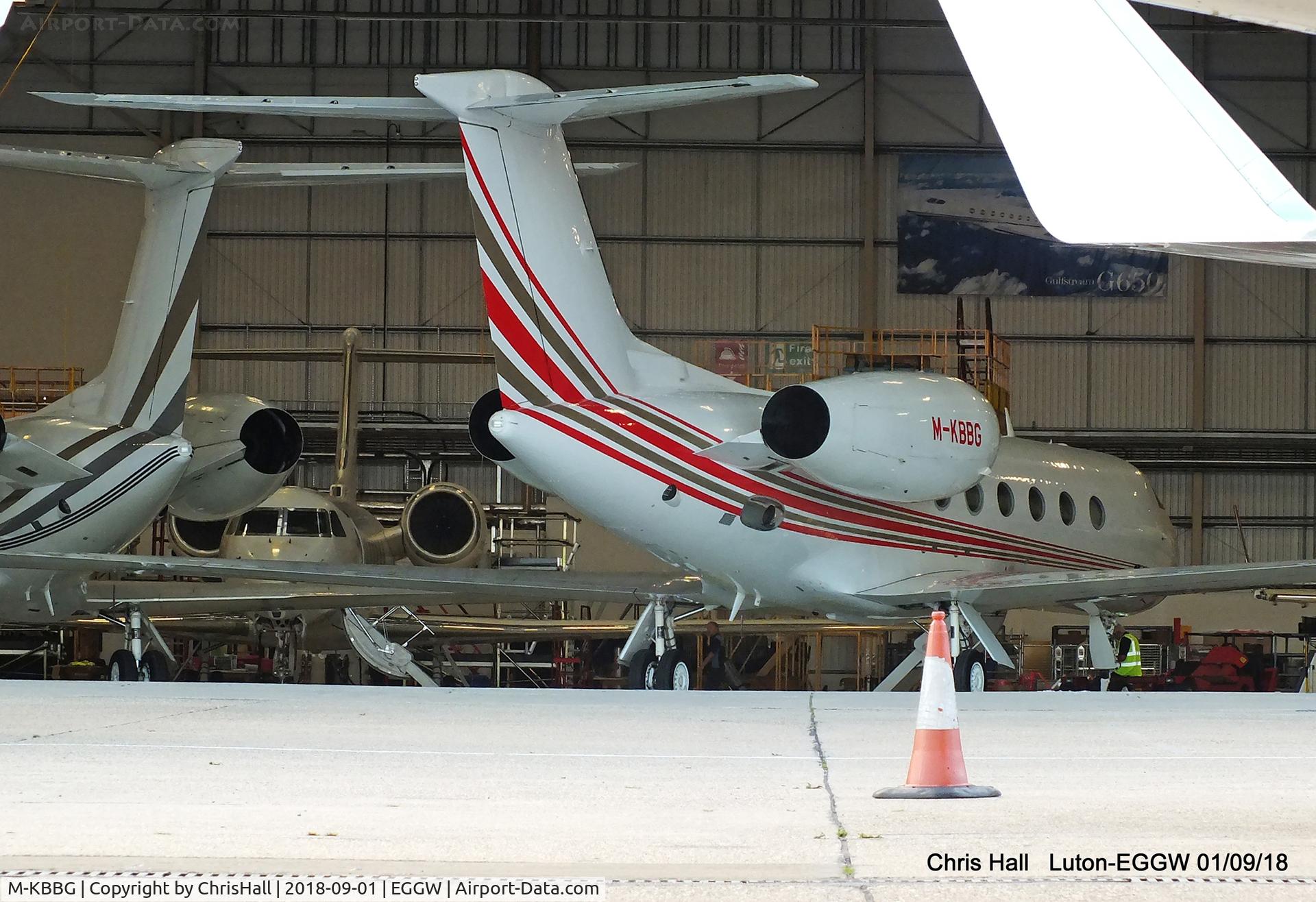 M-KBBG, 2012 Gulfstream Aerospace GIV-X (G450) C/N 4262, Luton