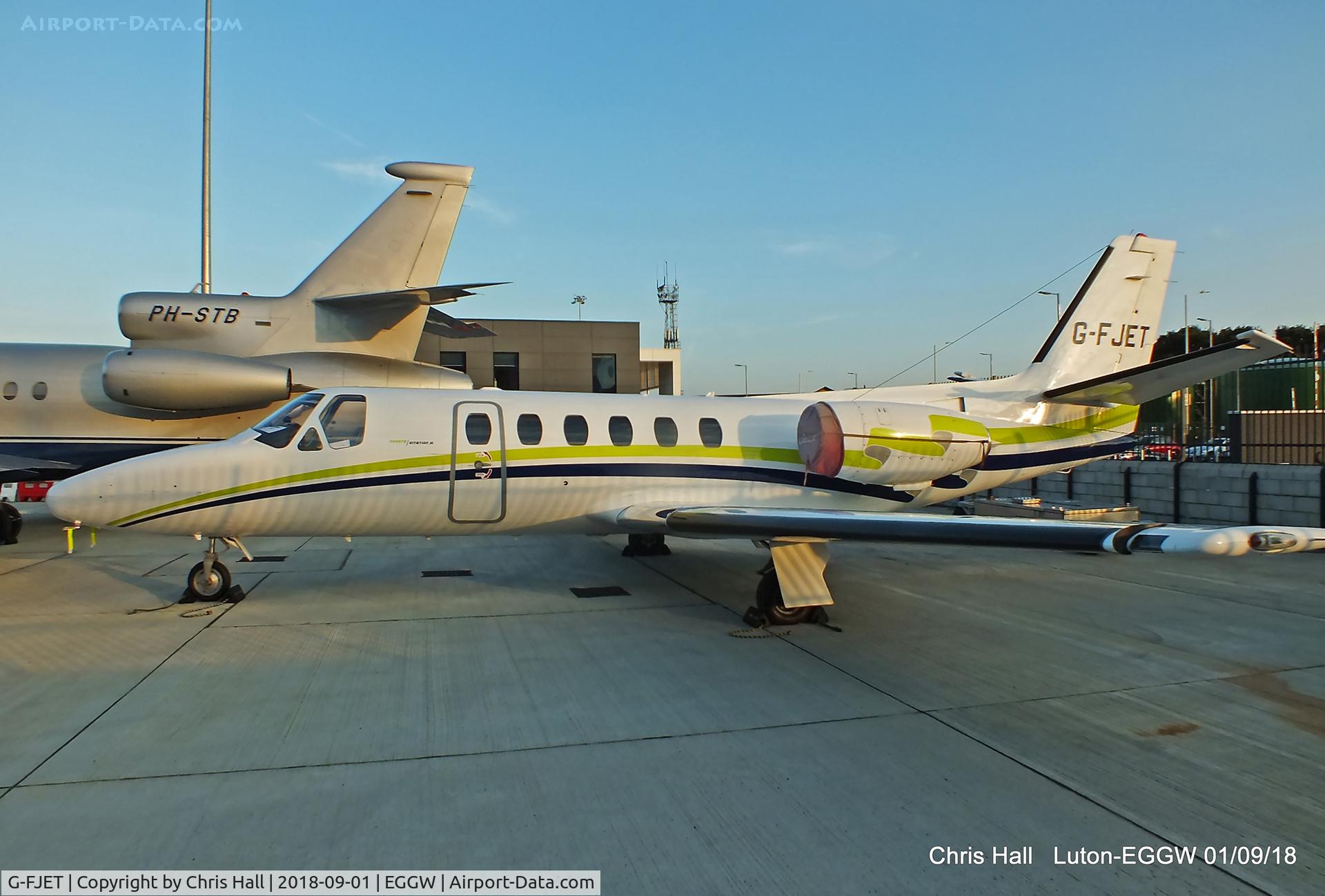 G-FJET, 1982 Cessna 550 Citation II C/N 550-0419, Luton