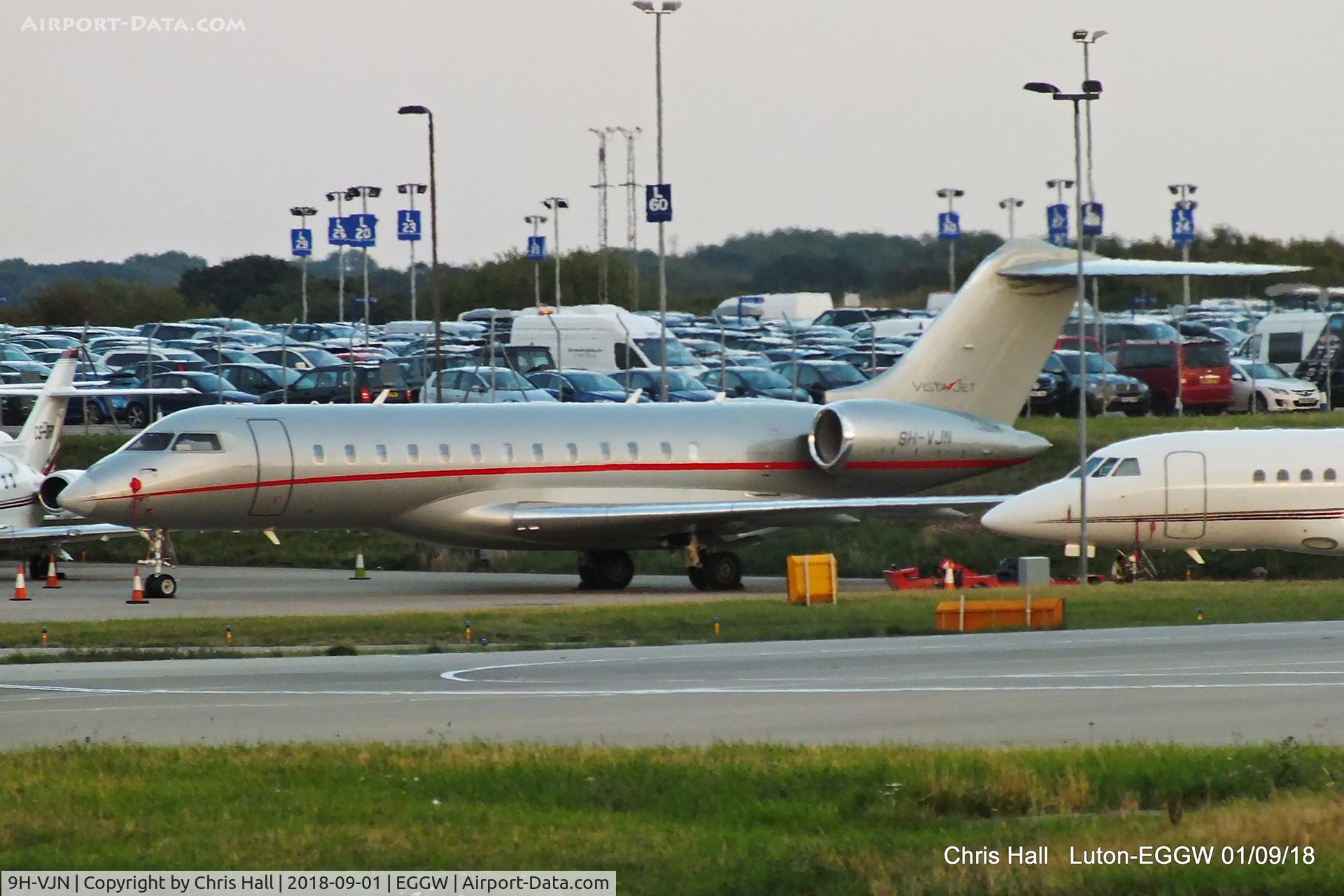 9H-VJN, 2015 Bombardier BD-700-1A10 Global 6000 C/N 9662, Luton