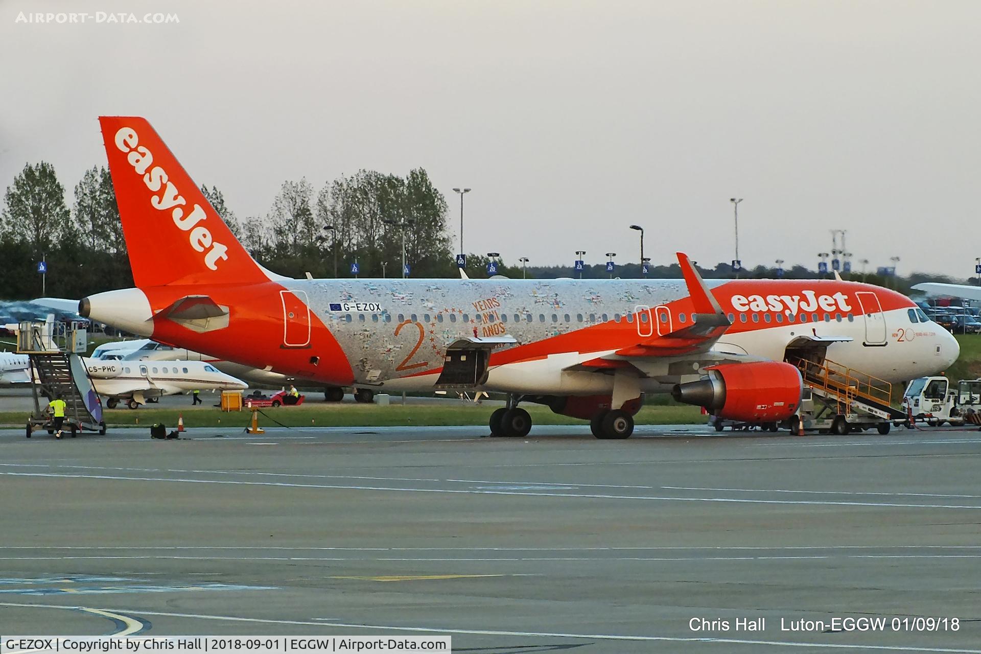 G-EZOX, 2015 Airbus A320-214 C/N 6837, Luton