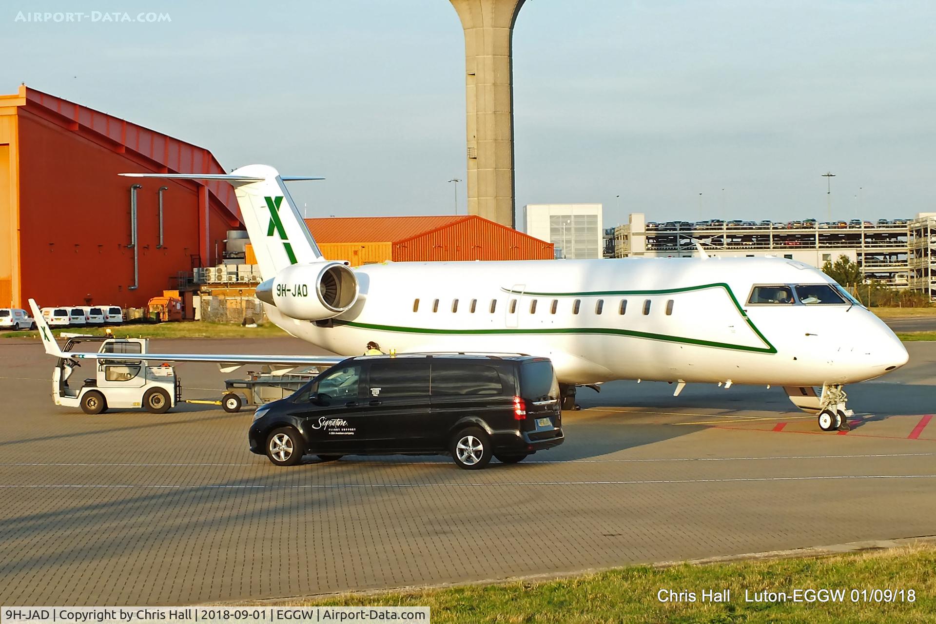 9H-JAD, 2005 Bombardier Challenger 850 (CL-600-2B19) C/N 8060, Luton
