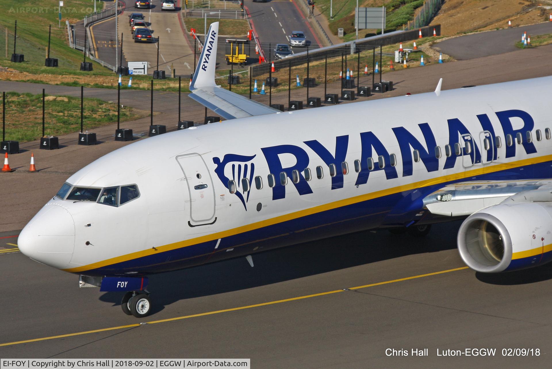 EI-FOY, 2016 Boeing 737-8AS C/N 44728, Luton