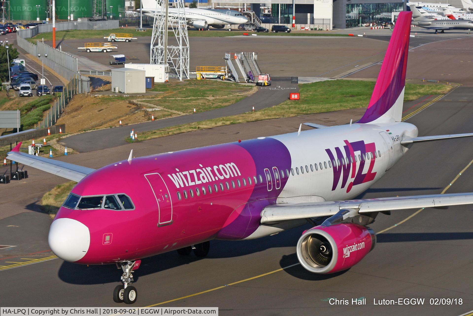 HA-LPQ, 2008 Airbus A320-232 C/N 3409, Luton