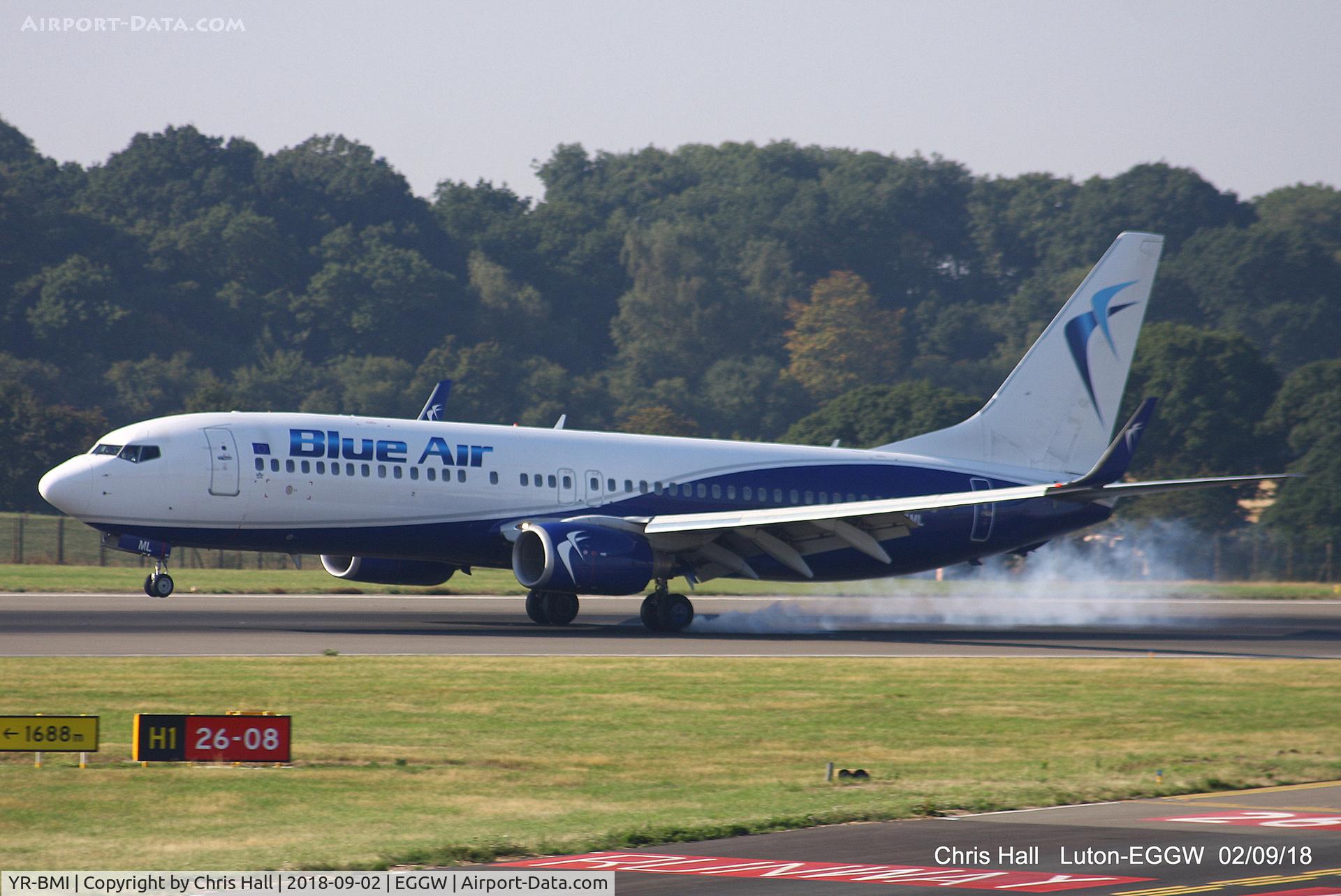YR-BMI, 1998 Boeing 737-8K5 C/N 27980, Luton
