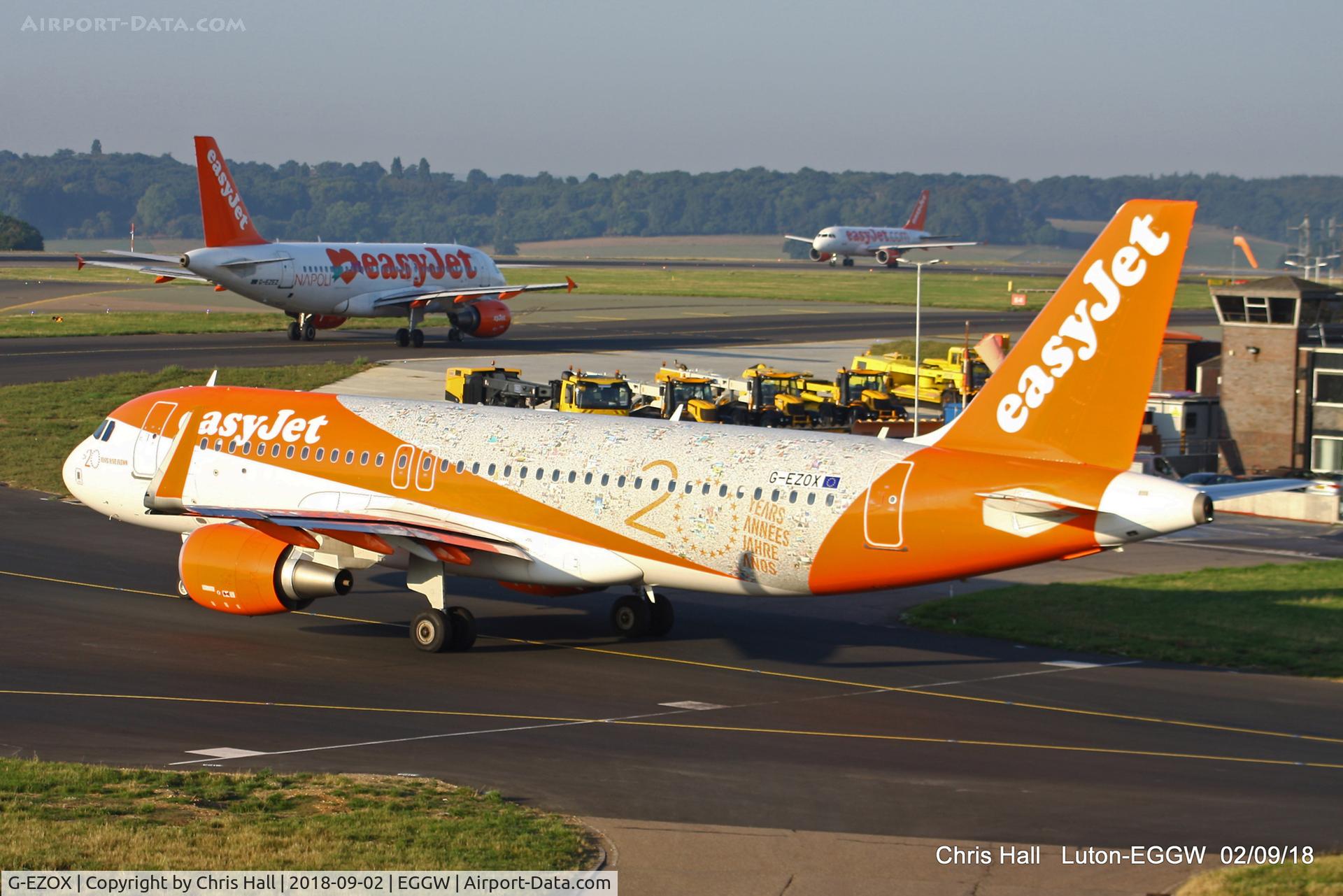 G-EZOX, 2015 Airbus A320-214 C/N 6837, Luton