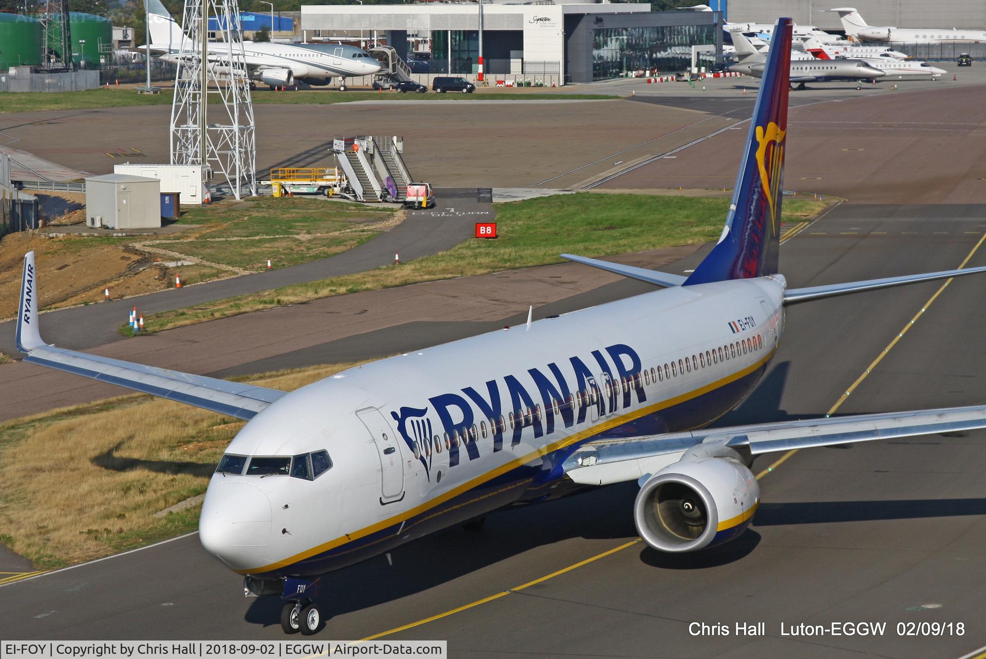 EI-FOY, 2016 Boeing 737-8AS C/N 44728, Luton