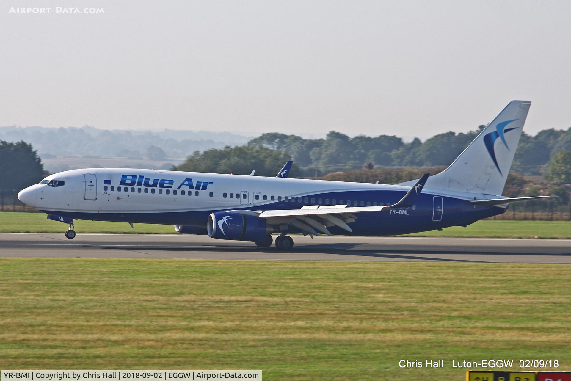 YR-BMI, 1998 Boeing 737-8K5 C/N 27980, Luton