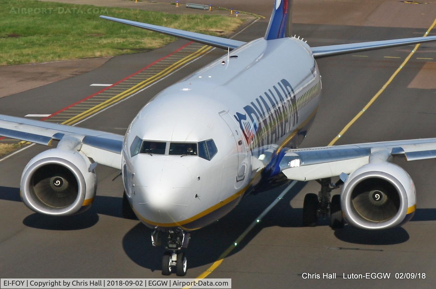 EI-FOY, 2016 Boeing 737-8AS C/N 44728, Luton