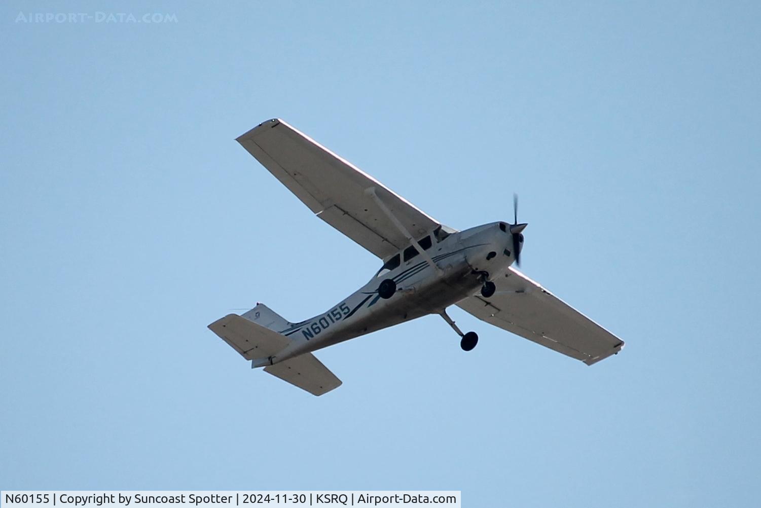 N60155, 2006 Cessna 172S Skyhawk SP C/N 172S10167, Skyhawk 60155 departs Runway 32 at Sarasota-Bradenton International Airport