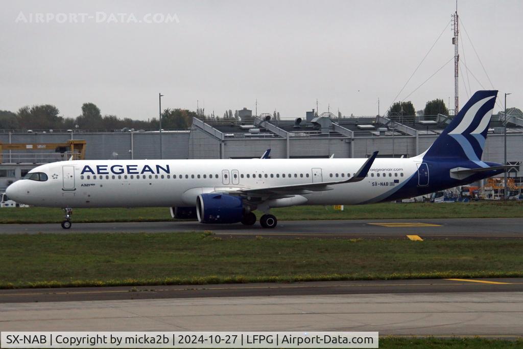 SX-NAB, 2020 Airbus A321-271NX C/N 9575, Taxiing