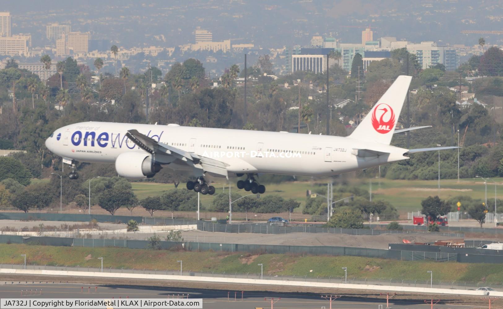 JA732J, 2002 Boeing 777-346/ER C/N 32430, JAL 773 zx hnd, rjtt-lax