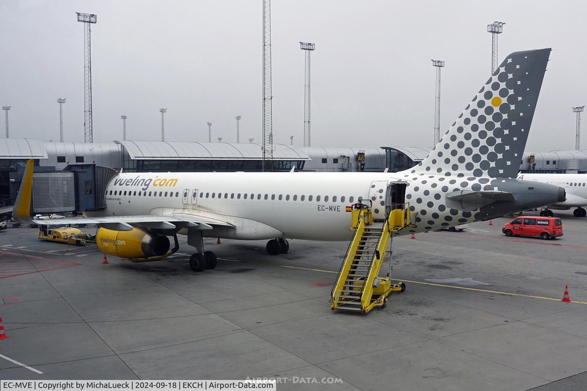 EC-MVE, 2018 Airbus A320-232 C/N 8130, At Kastrup