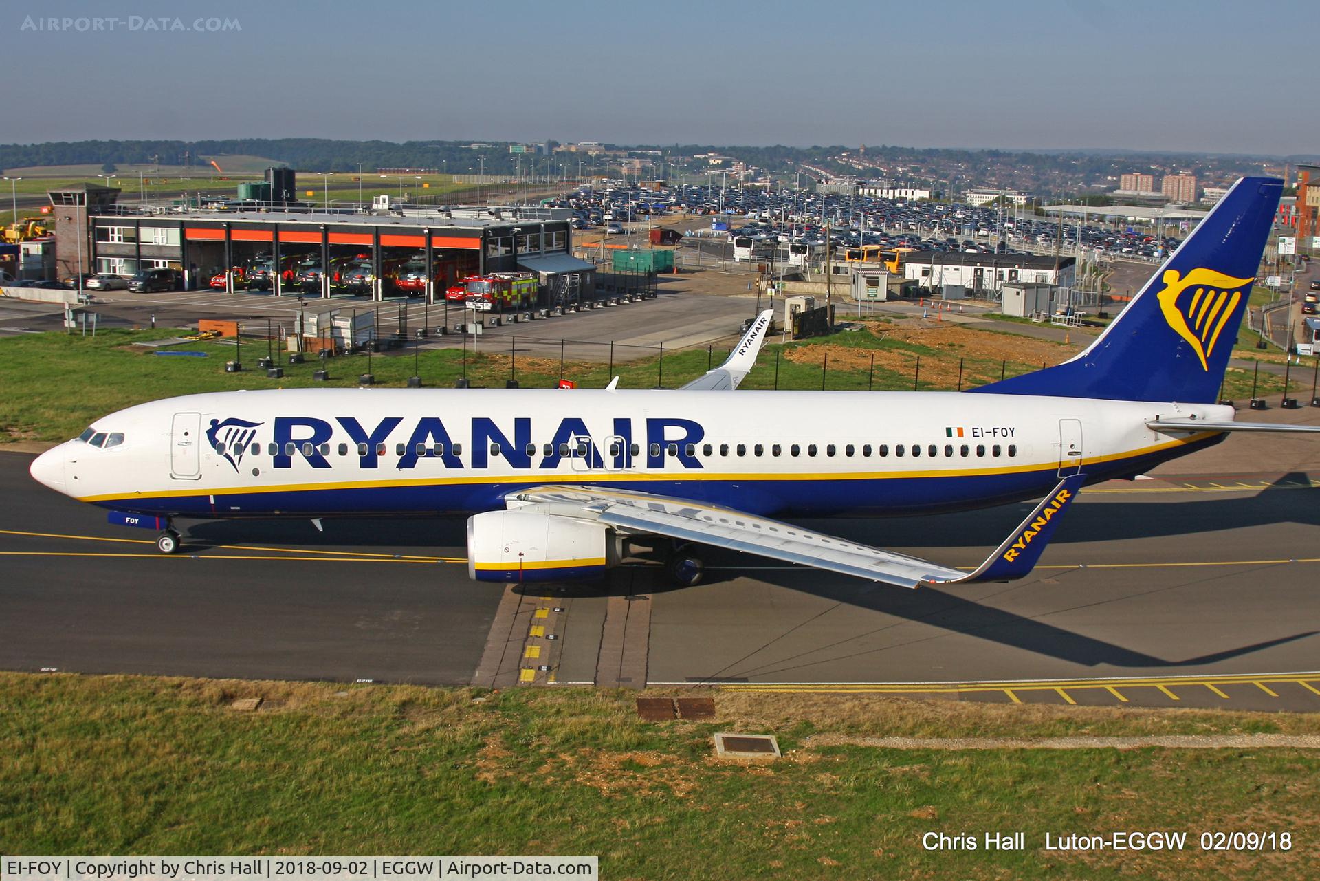 EI-FOY, 2016 Boeing 737-8AS C/N 44728, Luton