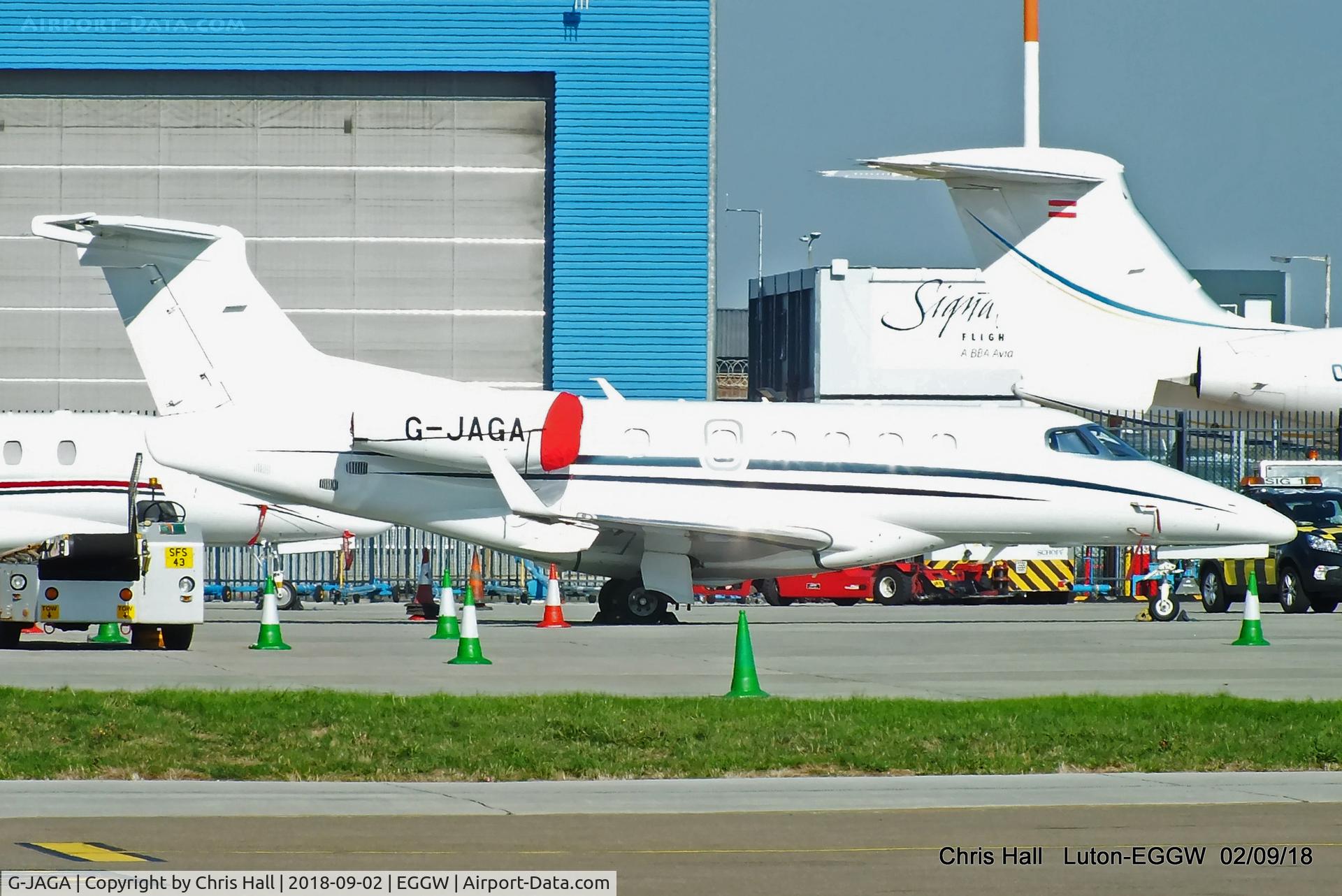 G-JAGA, 2013 Embraer EMB-505 Phenom 300 C/N 50500134, Luton