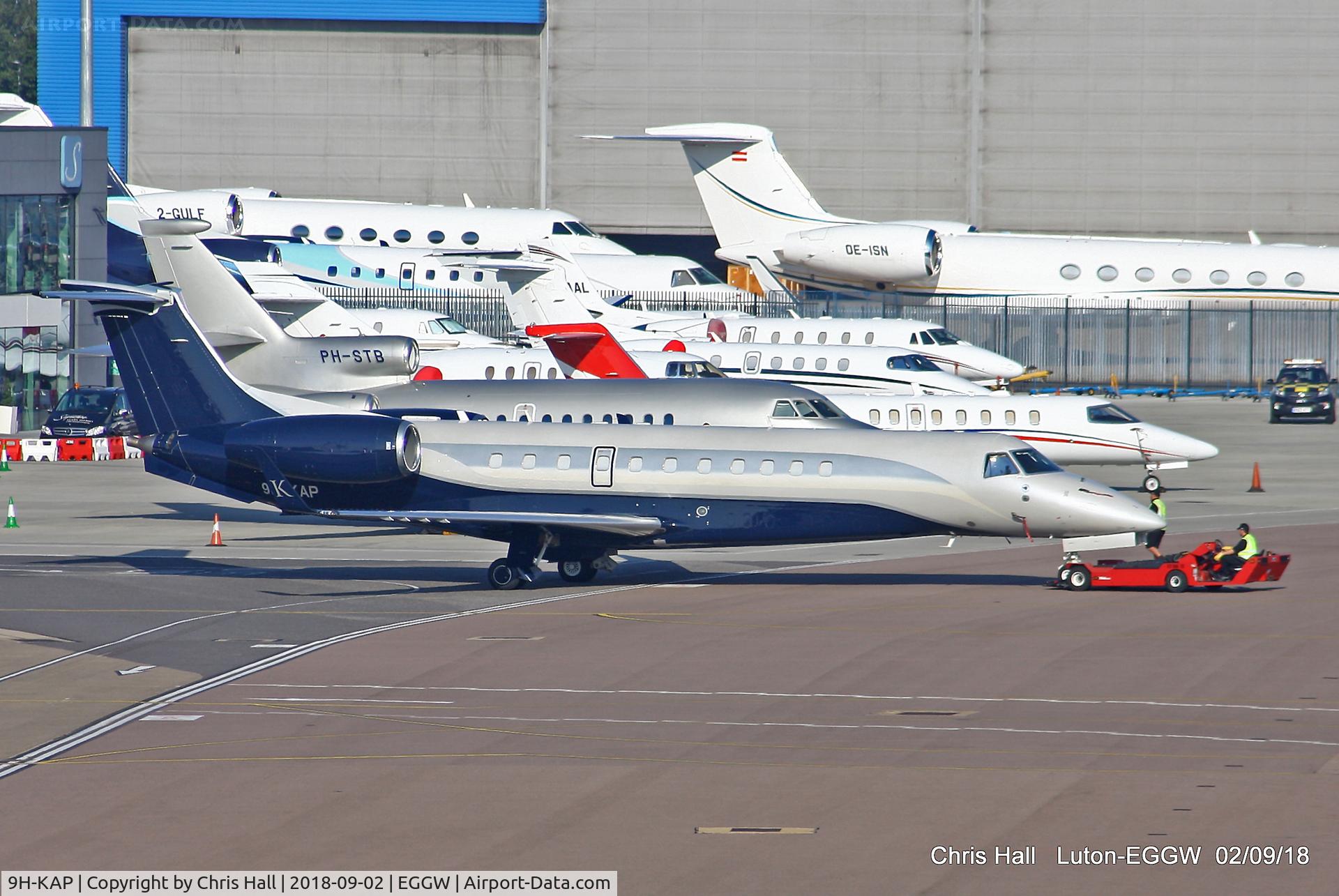 9H-KAP, 2009 Embraer EMB-135BJ Legacy 600 C/N 14501089, Luton
