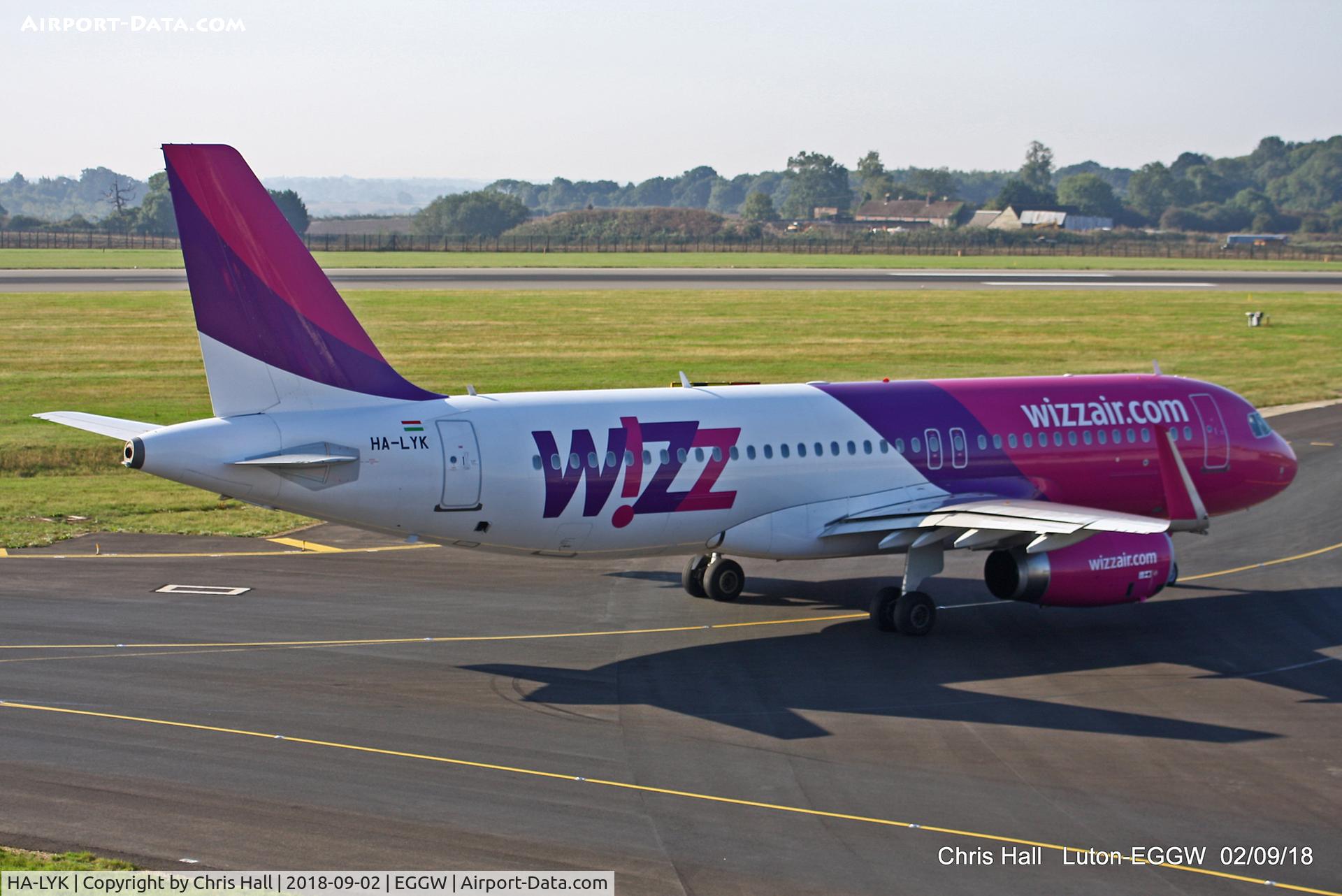 HA-LYK, 2014 Airbus A320-232 C/N 6394, Luton