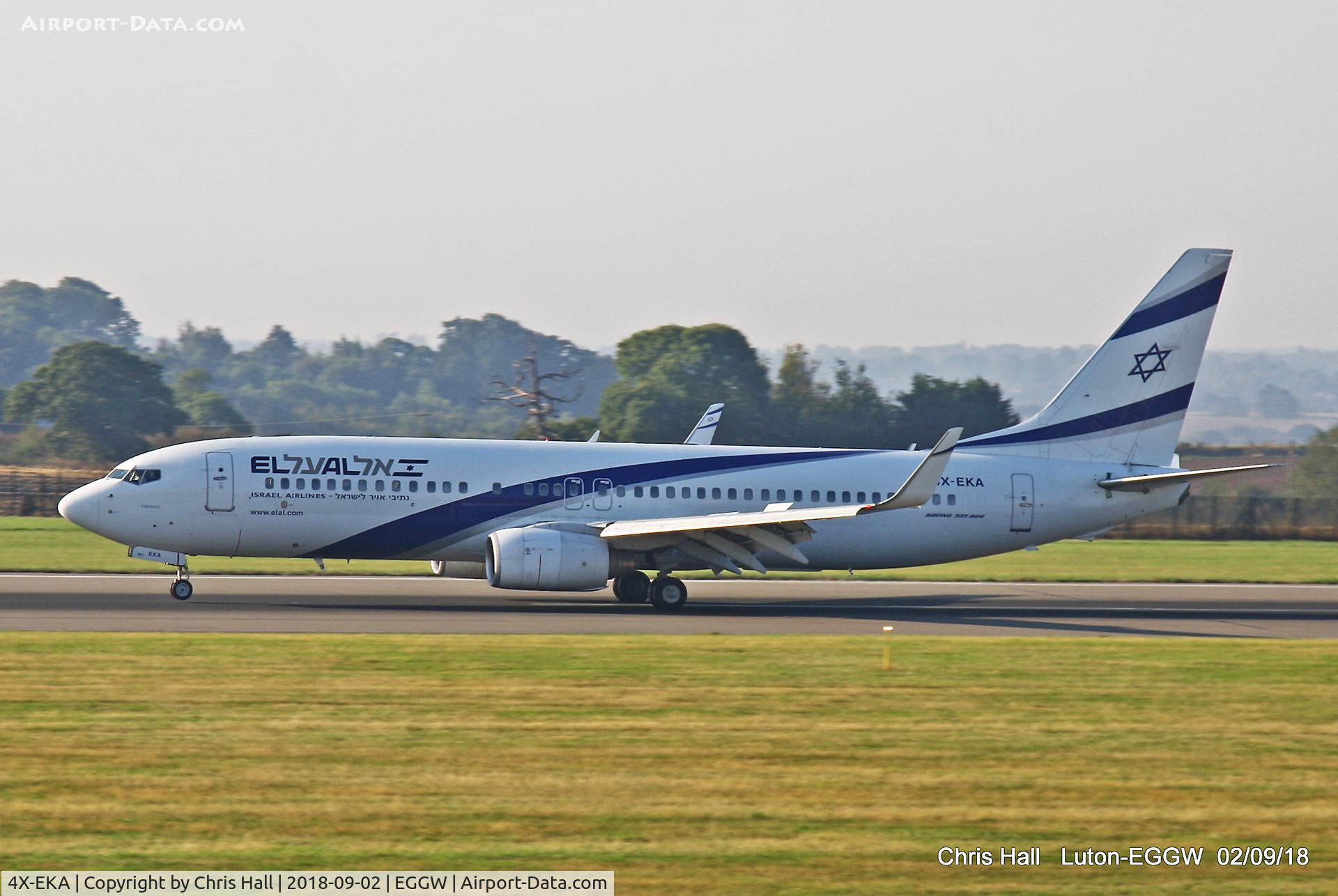 4X-EKA, 1999 Boeing 737-858 C/N 29957, Luton