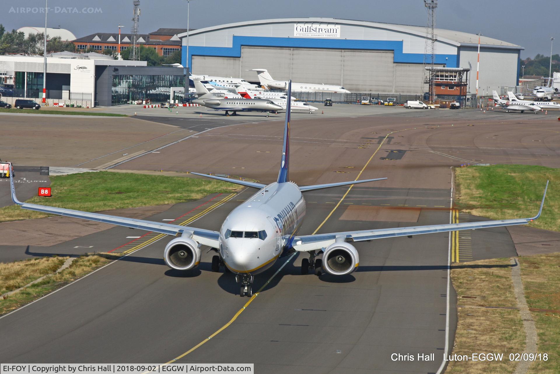 EI-FOY, 2016 Boeing 737-8AS C/N 44728, Luton