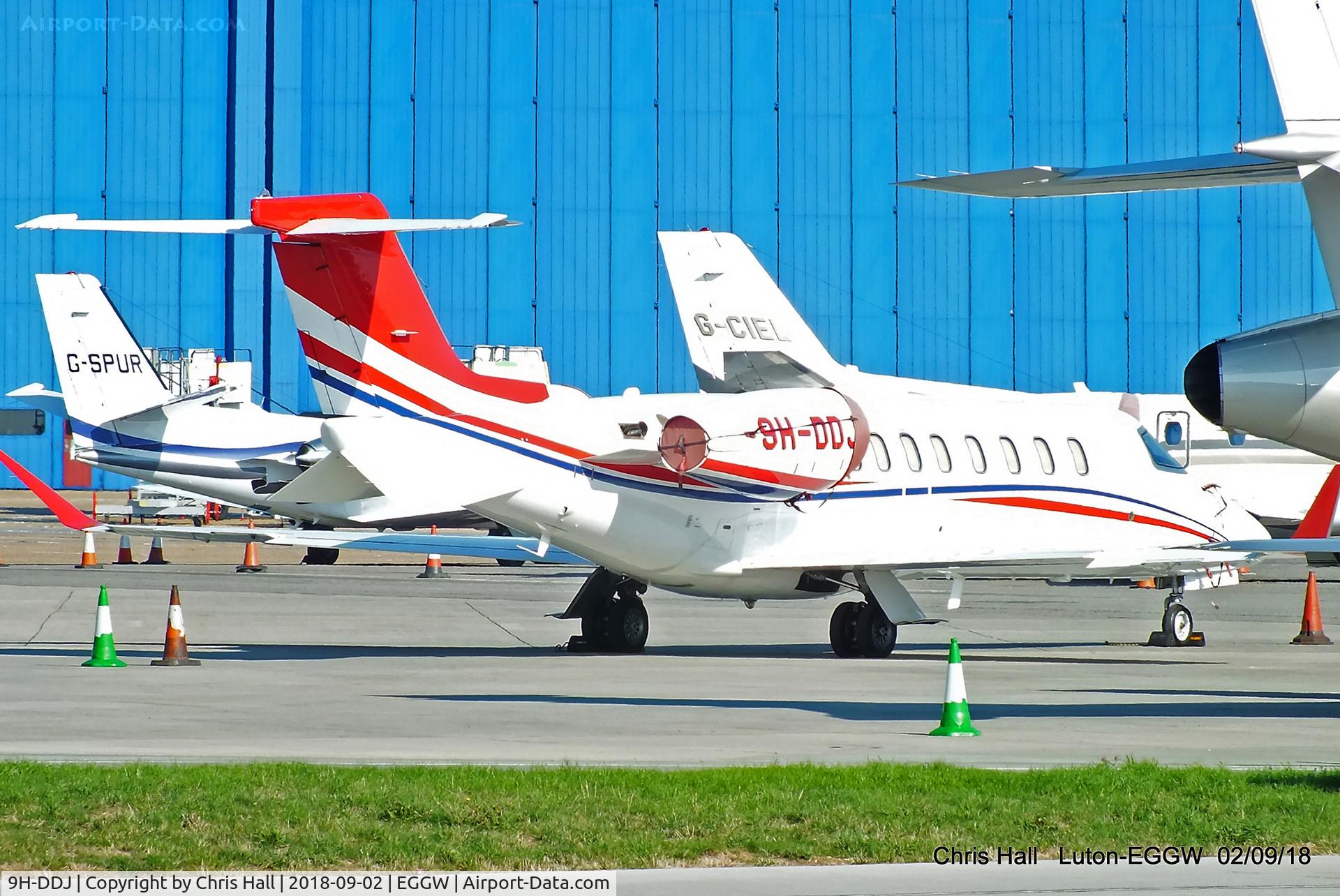 9H-DDJ, 2014 Learjet 75 C/N 45-494, Luton