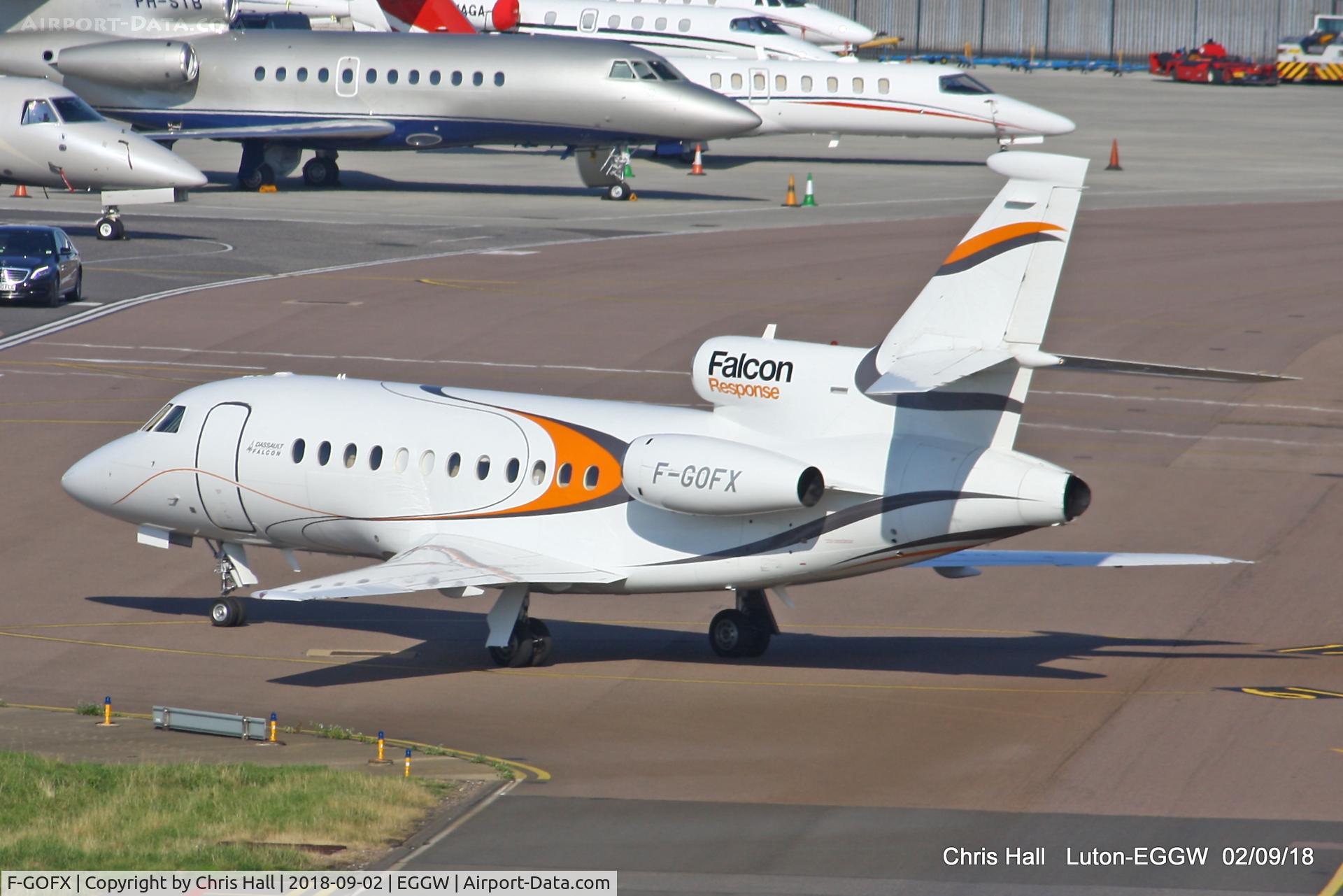 F-GOFX, 1994 Dassault Falcon 900B C/N 145, Luton