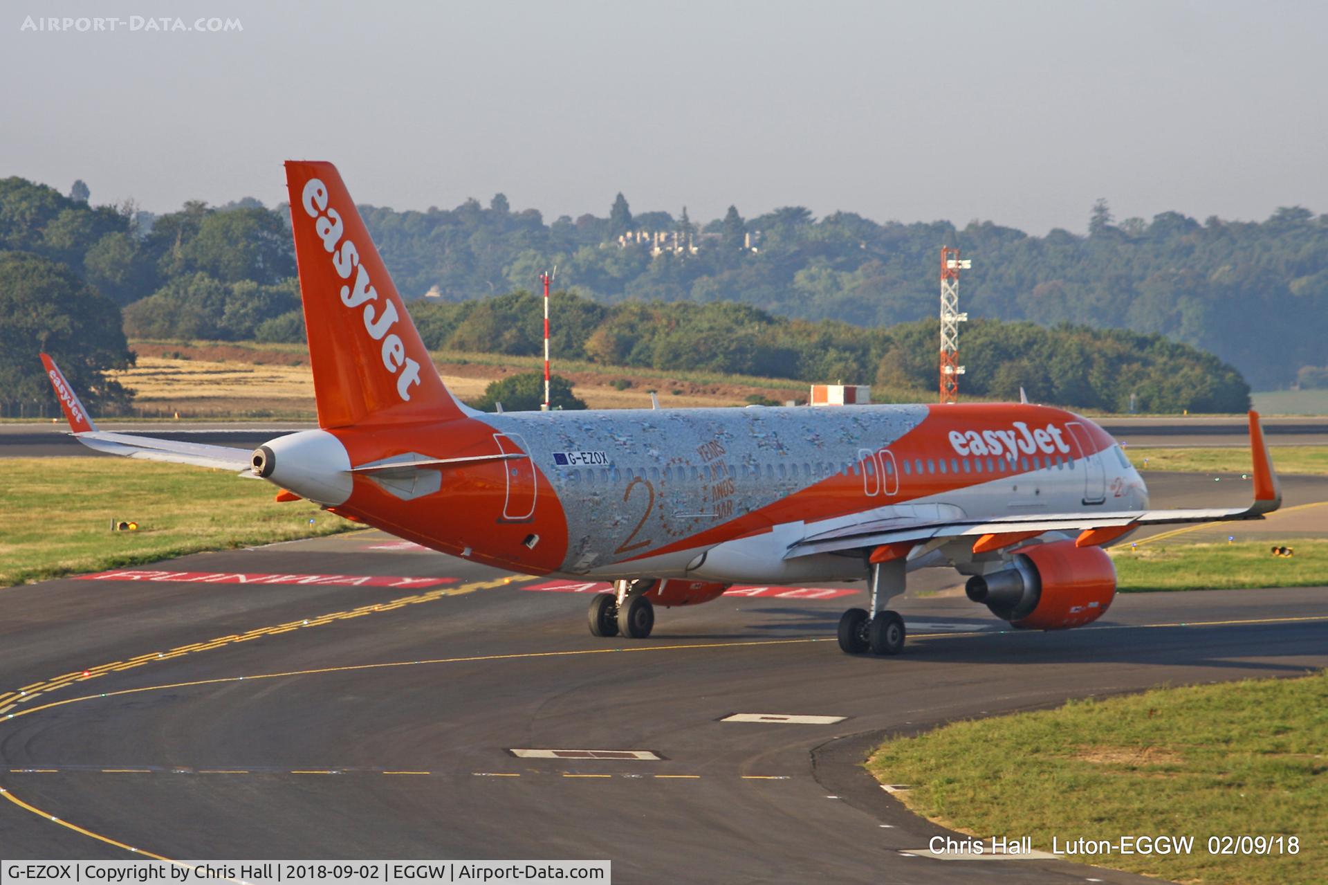 G-EZOX, 2015 Airbus A320-214 C/N 6837, Luton