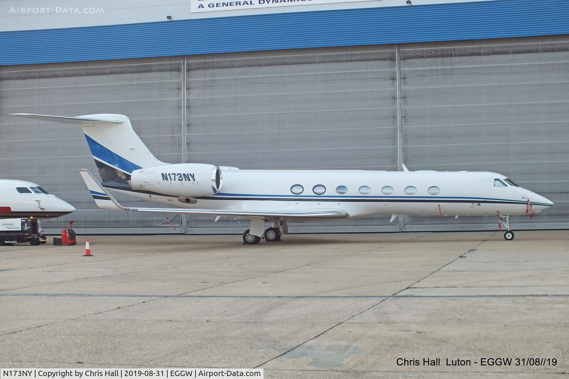 N173NY, 2007 Gulfstream Aerospace V-SP G550 C/N 5149, Luton