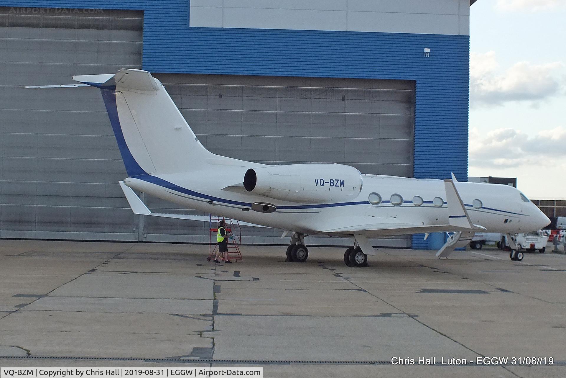 VQ-BZM, 2008 Gulfstream Aerospace GIV-X (G450) C/N 4123, Luton