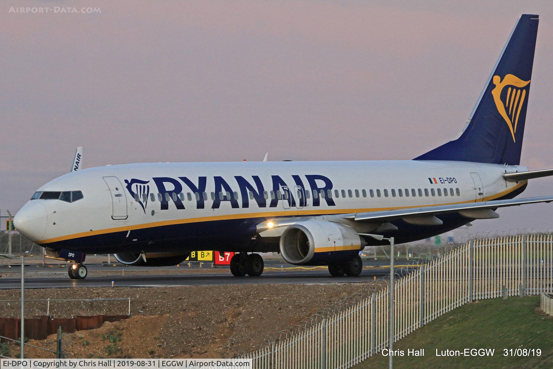 EI-DPO, 2007 Boeing 737-8AS C/N 33612, Luton