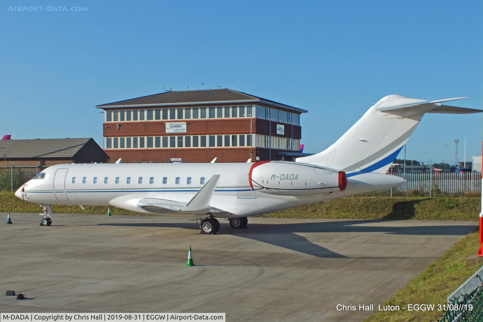 M-DADA, 2012 Bombardier BD-700-1A10 Global 6000 C/N 9482, Luton