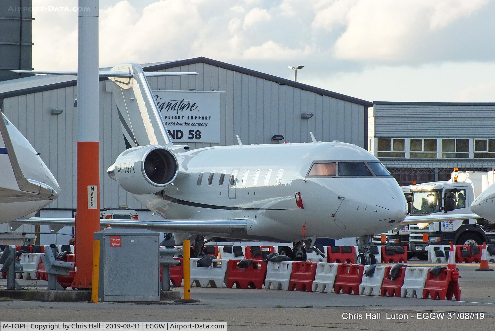 M-TOPI, 2008 Bombardier Challenger 605 (CL-600-2B16) C/N 5780, Luton