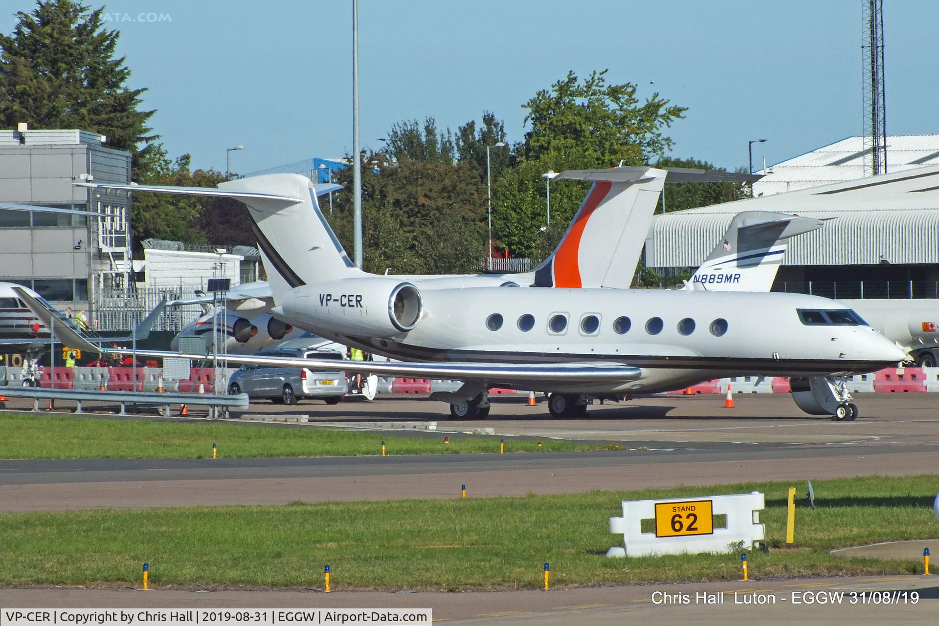 VP-CER, 2016 Gulfstream Aerospace G650 (G-VI) C/N 6224, Luton