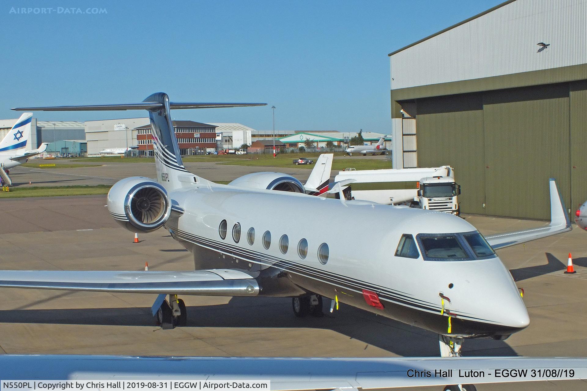 N550PL, 2008 Gulfstream Aerospace GV-SP (G550) C/N 5218, Luton
