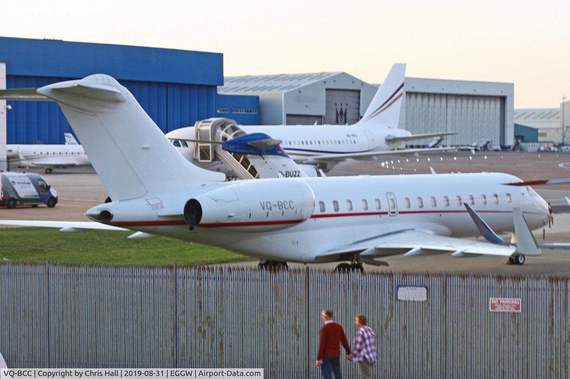 VQ-BCC, 2015 Bombardier BD700-1A10 Global 6000 C/N 9646, Luton