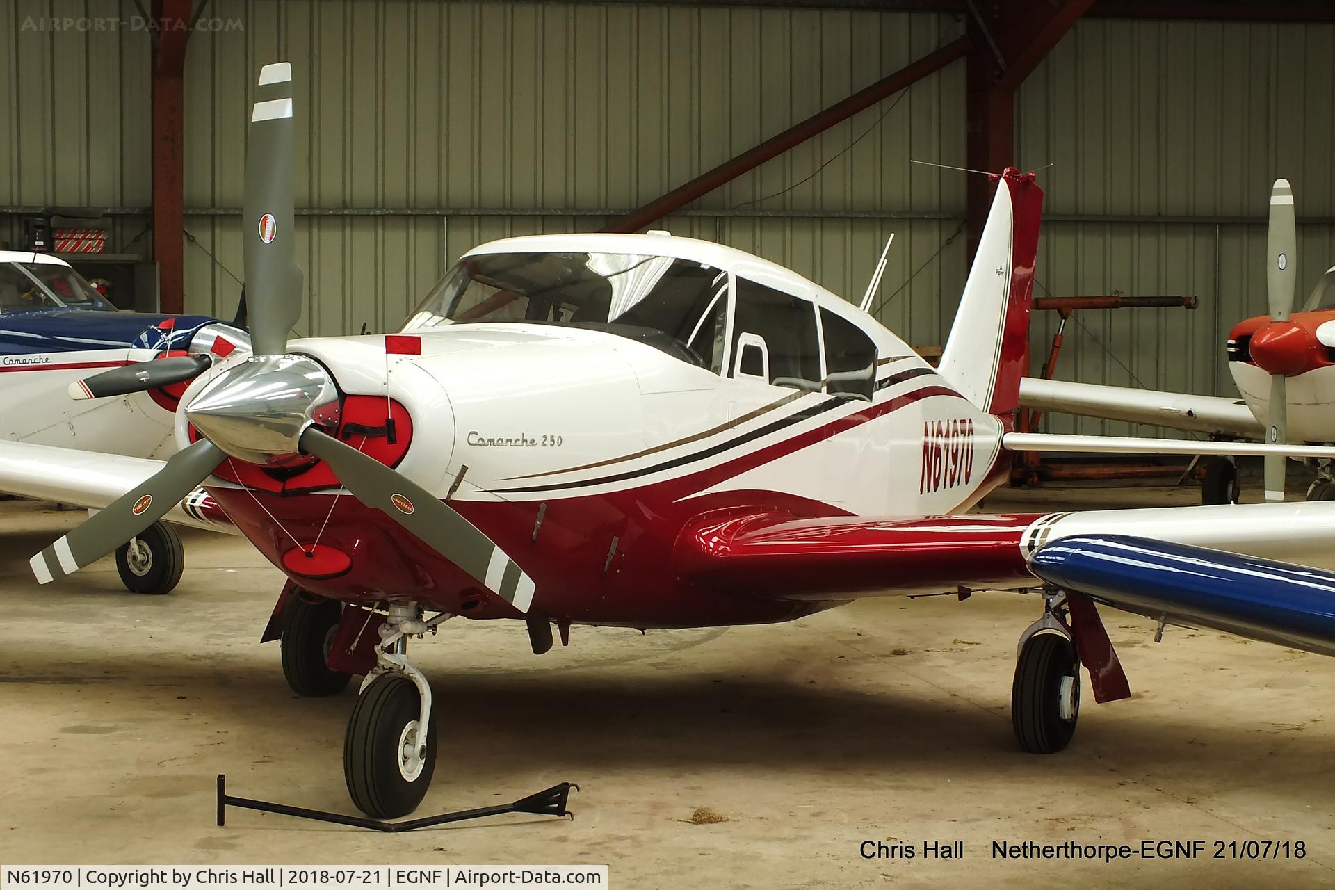 N61970, 1963 Piper PA-24-250 Comanche C/N 243364, Netherthorpe