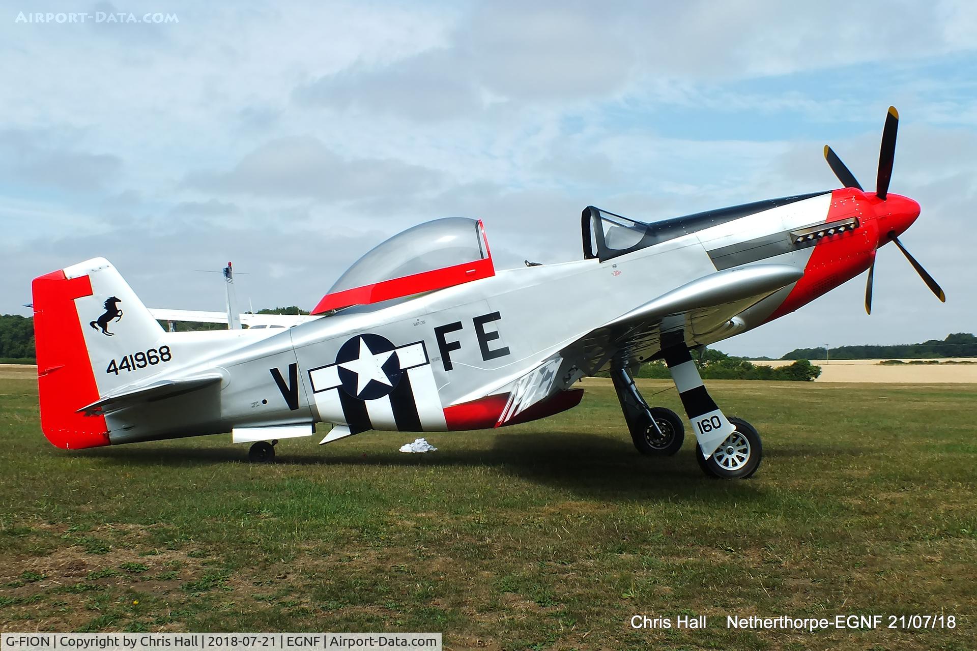 G-FION, 2016 Titan T-51 Mustang C/N LAA 355-15164, Netherthorpe