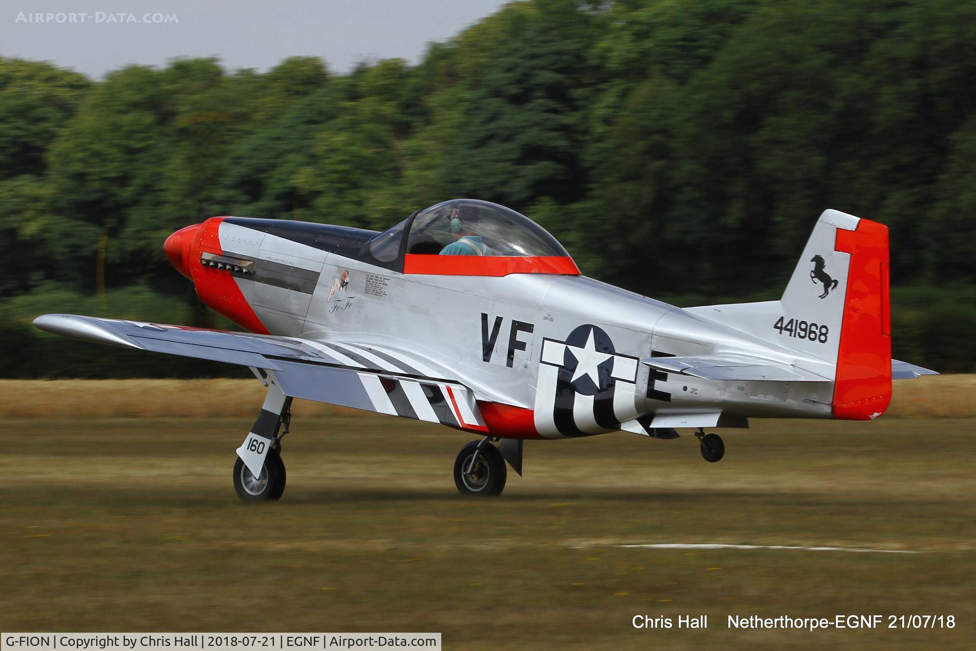 G-FION, 2016 Titan T-51 Mustang C/N LAA 355-15164, Netherthorpe