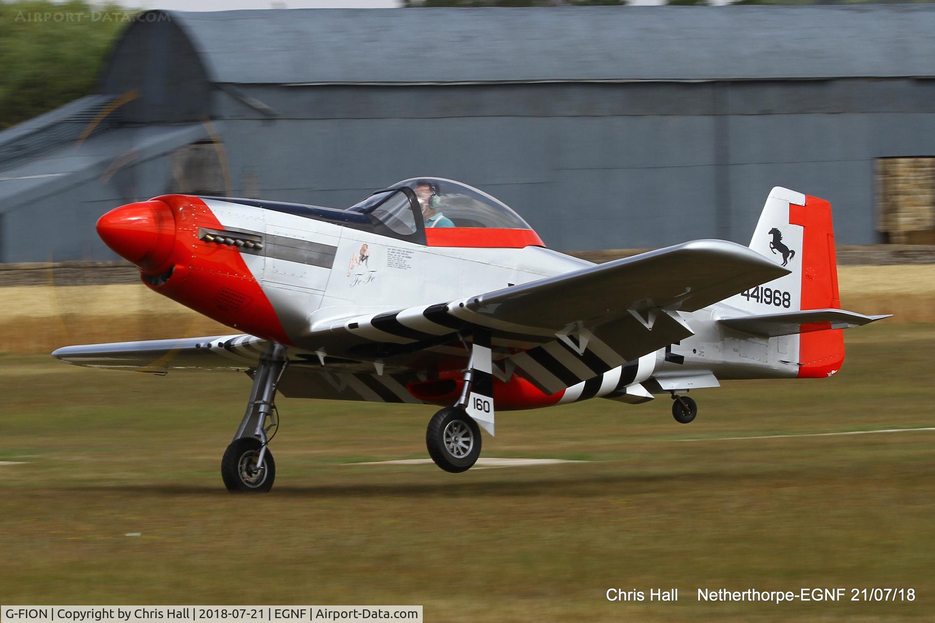 G-FION, 2016 Titan T-51 Mustang C/N LAA 355-15164, Netherthorpe