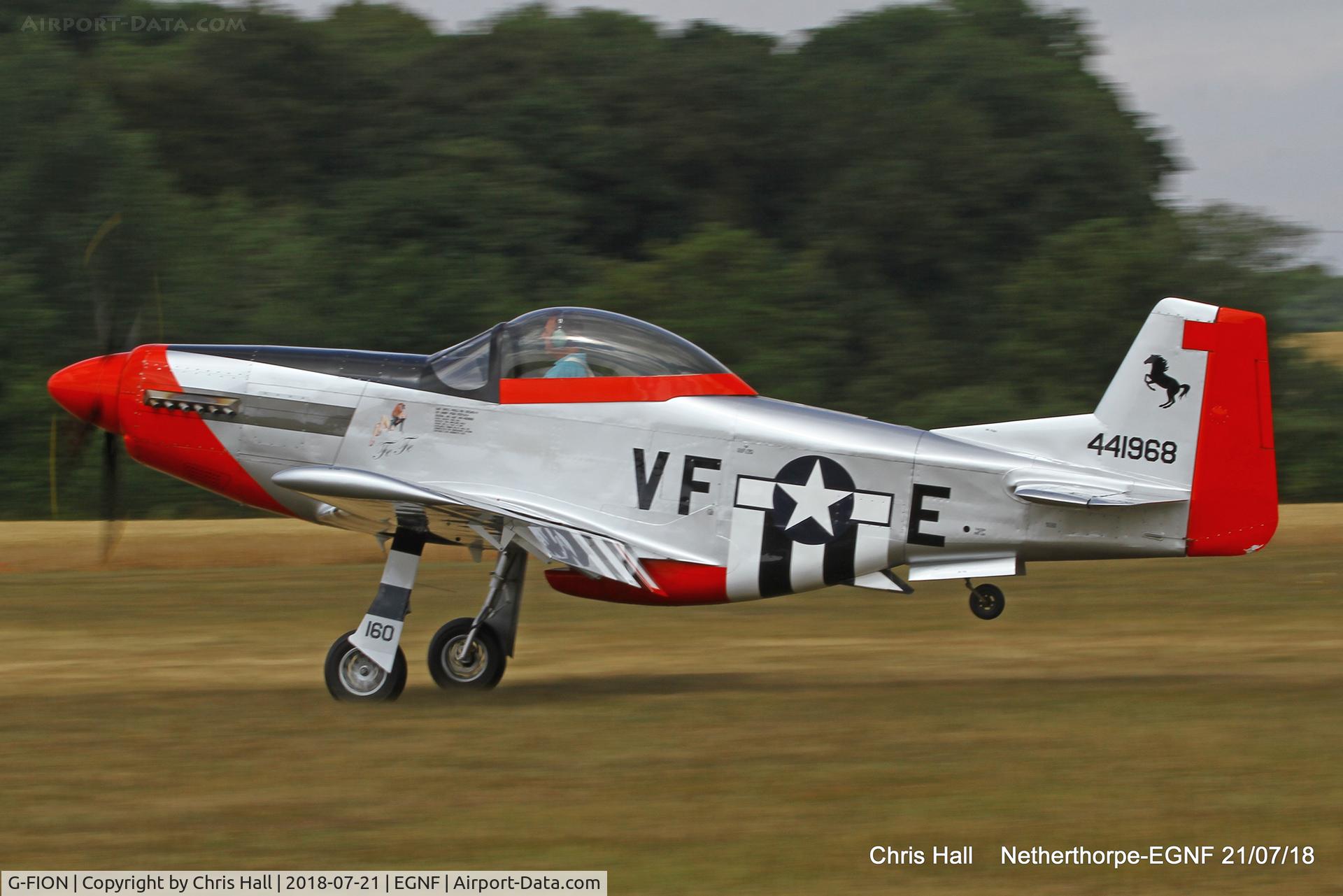 G-FION, 2016 Titan T-51 Mustang C/N LAA 355-15164, Netherthorpe
