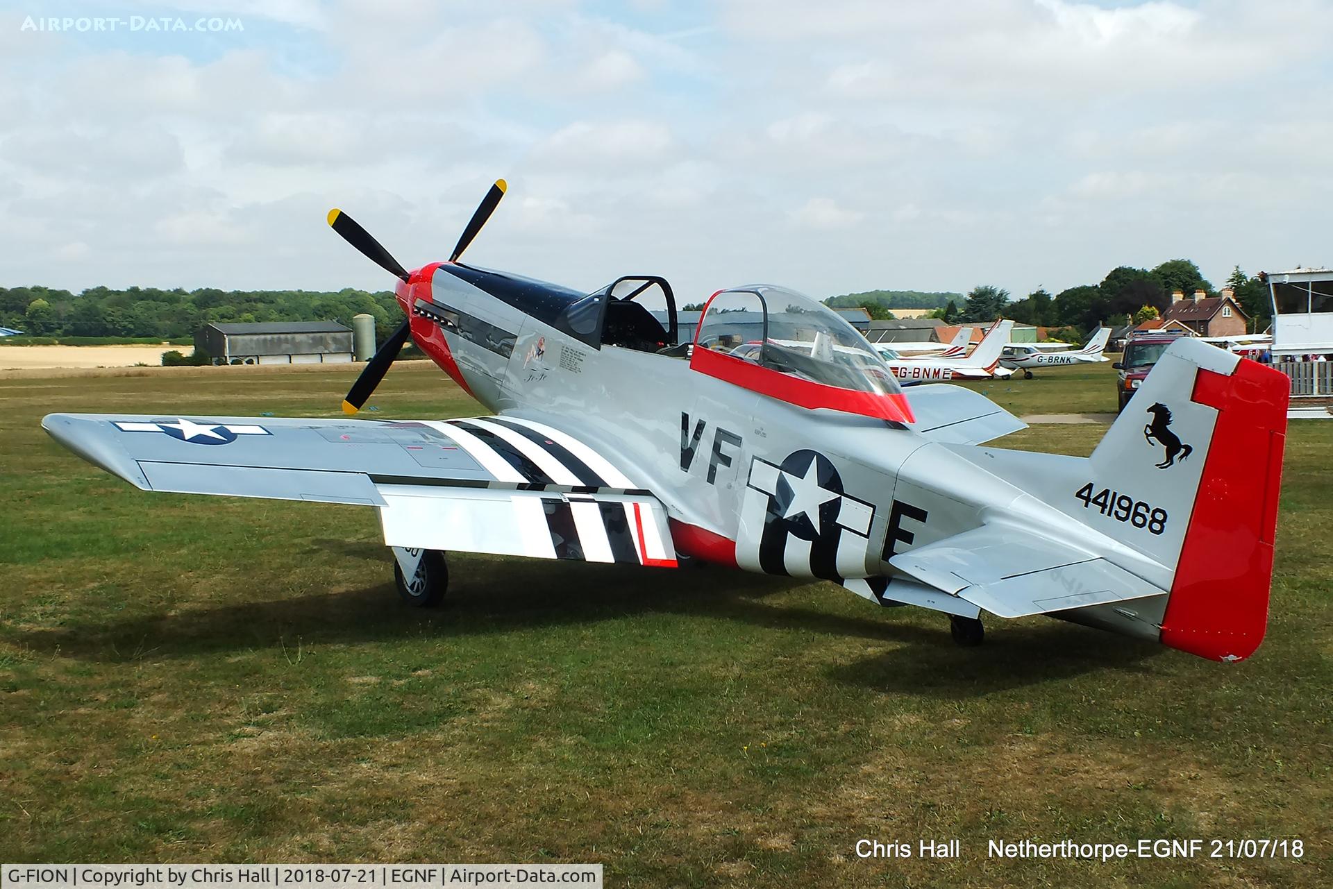 G-FION, 2016 Titan T-51 Mustang C/N LAA 355-15164, Netherthorpe