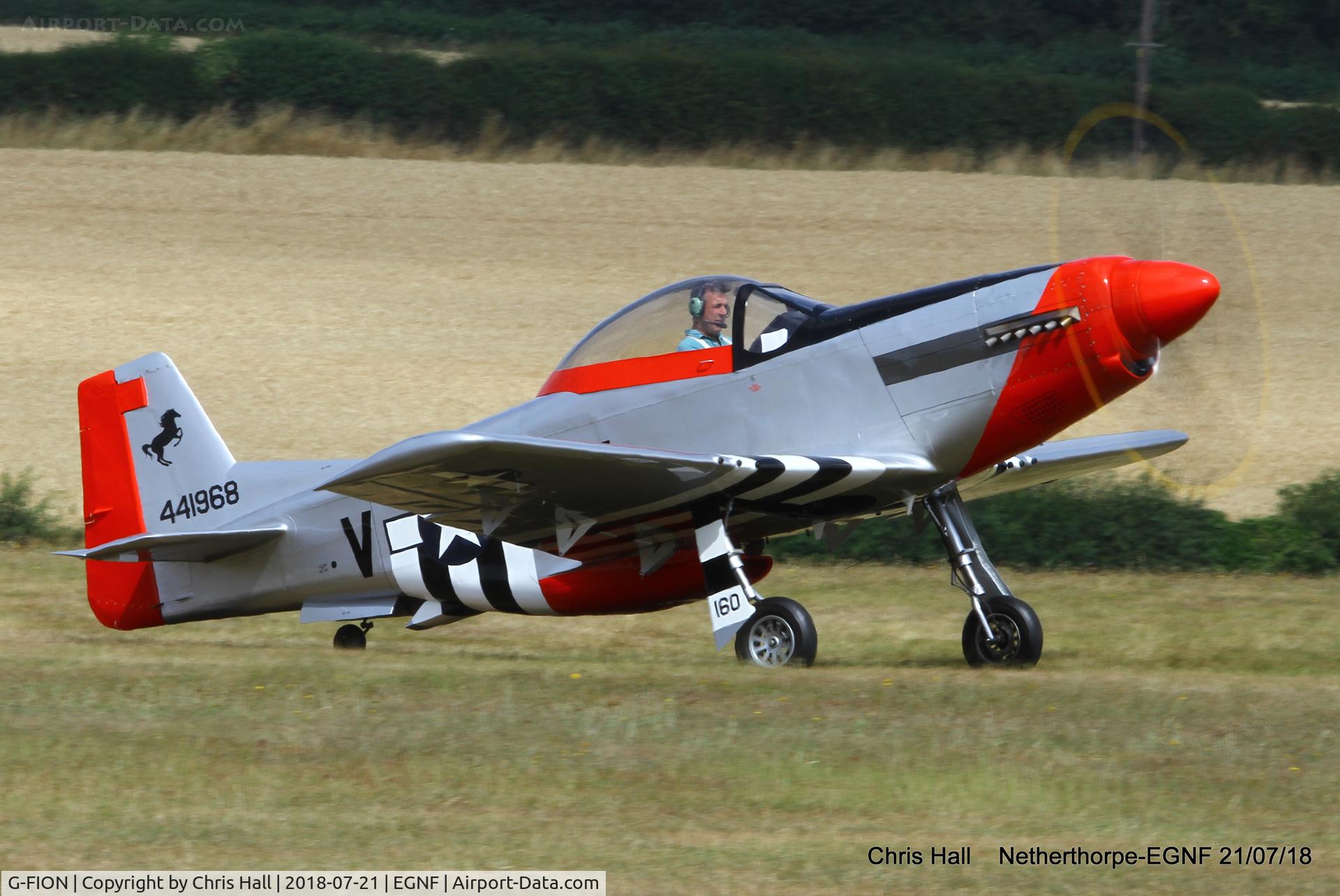 G-FION, 2016 Titan T-51 Mustang C/N LAA 355-15164, Netherthorpe