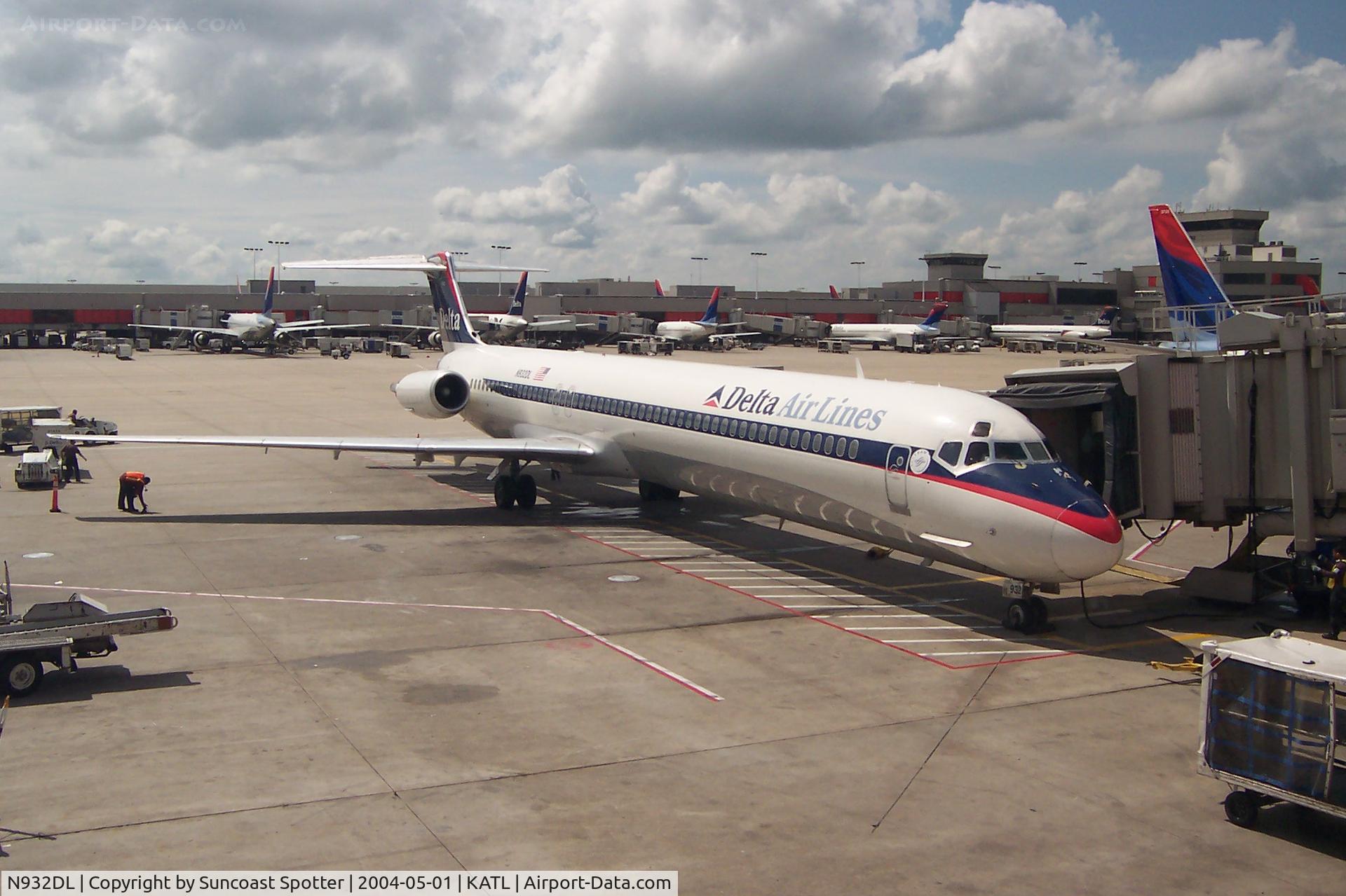 N932DL, 1989 McDonnell Douglas MD-88 C/N 49719, Delta Flight 963 from Atlanta to Sarasota